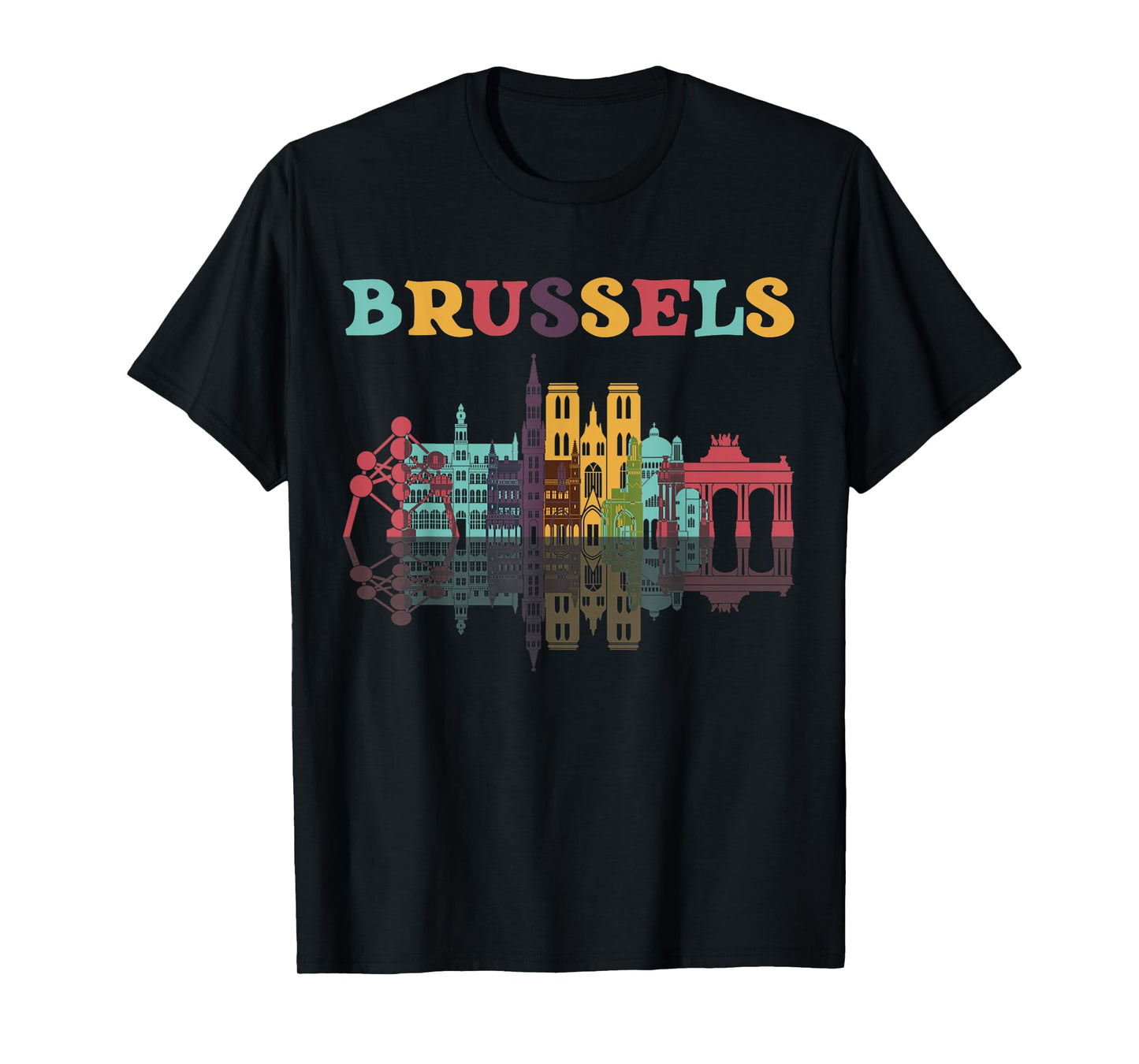 Belgium Brussels Travel Family Vacation Europian Trip Shirt T-Shirt