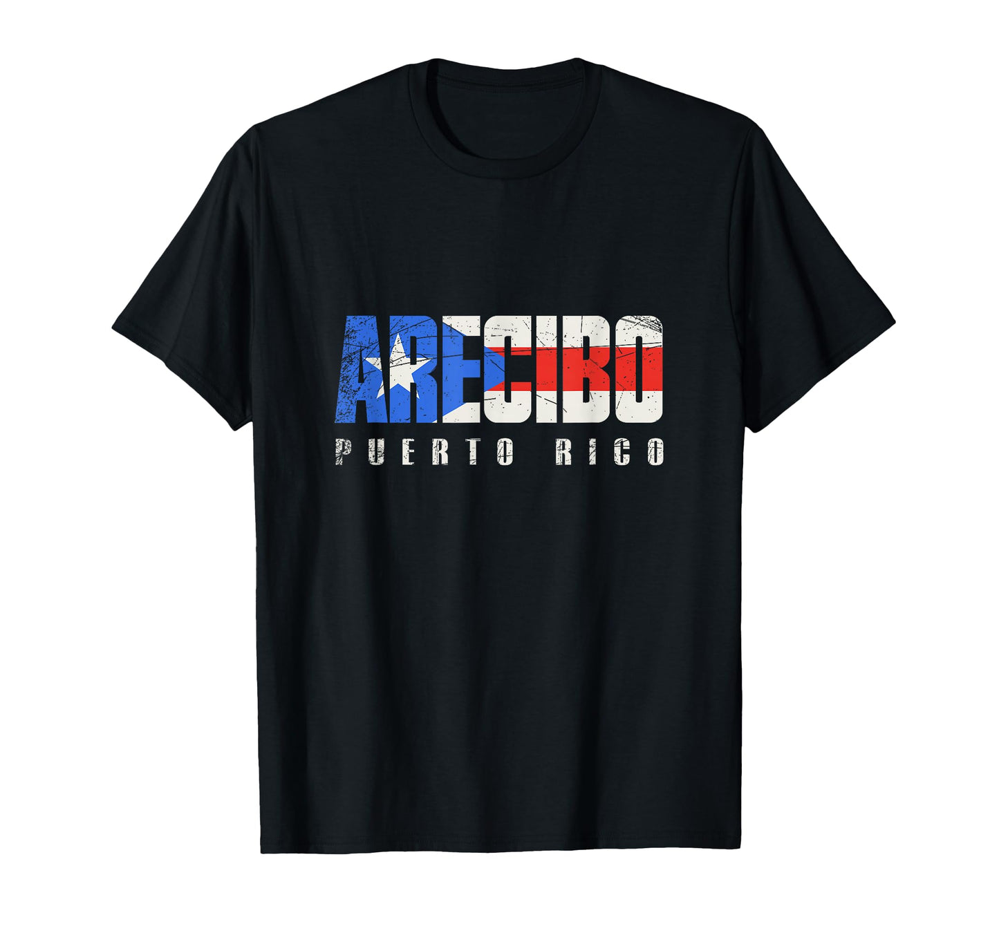 Puerto Rican flag Arecibo Puerto Rico T-Shirt