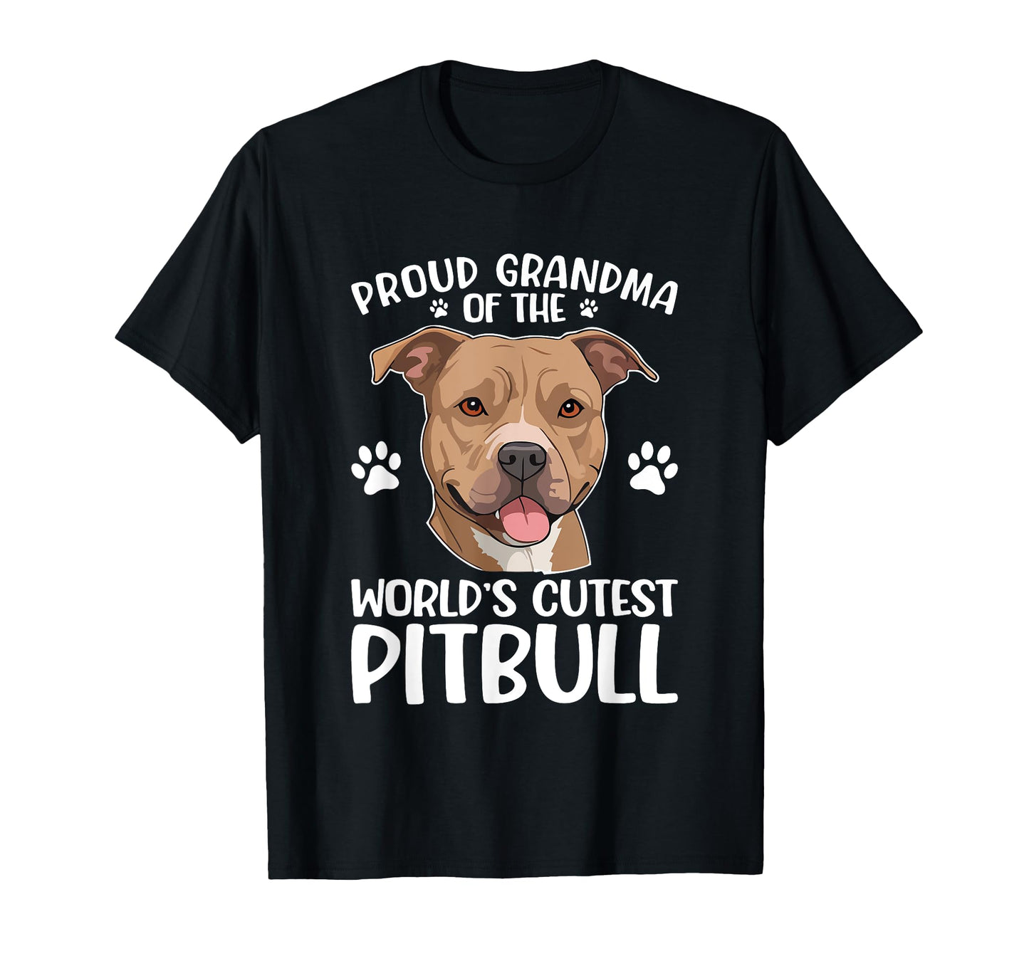 Proud Grandma World's Cutest Pitbull T-Shirt