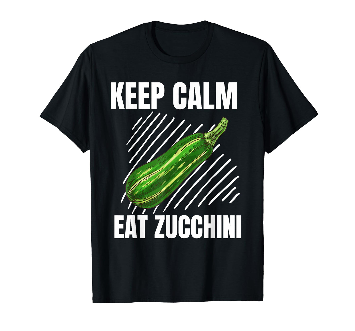 Keep Calm Eat Zucchini Vintage Grunge Zucchini Lover T-Shirt