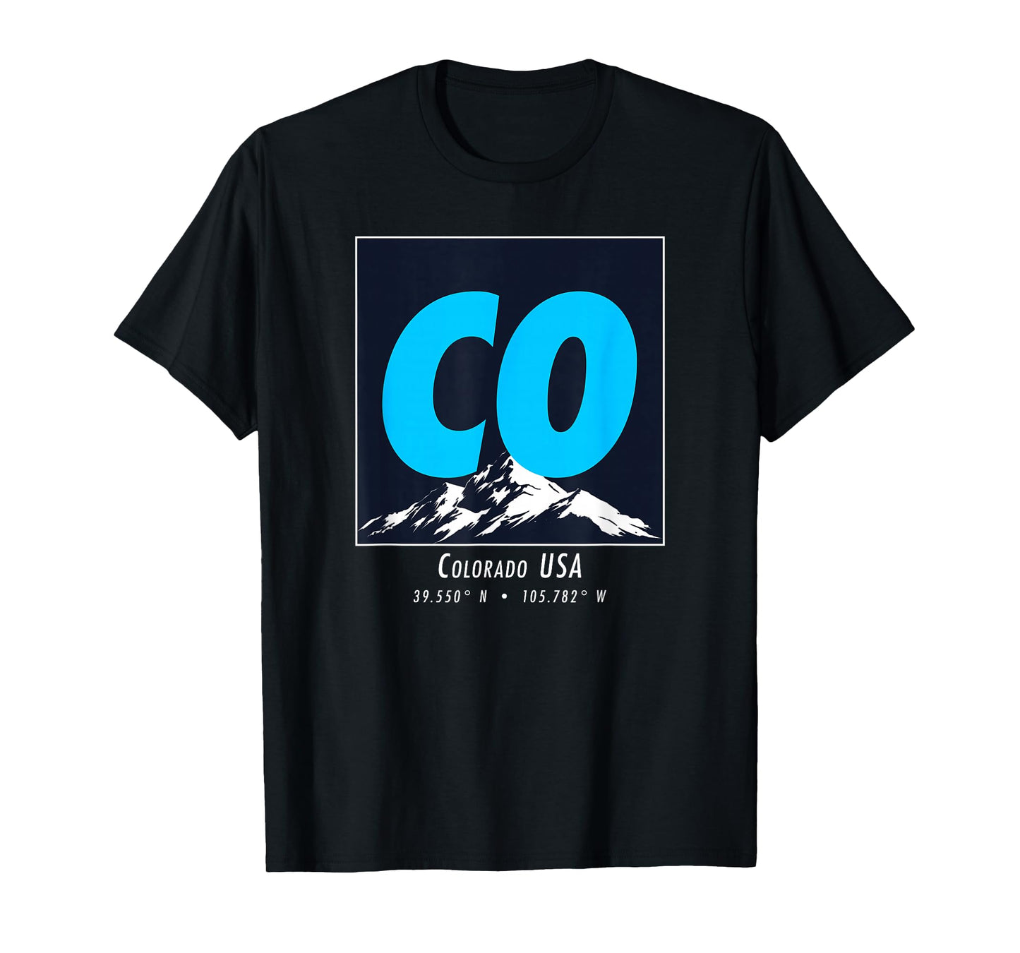 Colorado Native CO Rocky Mountains Hometown Pride T-Shirt