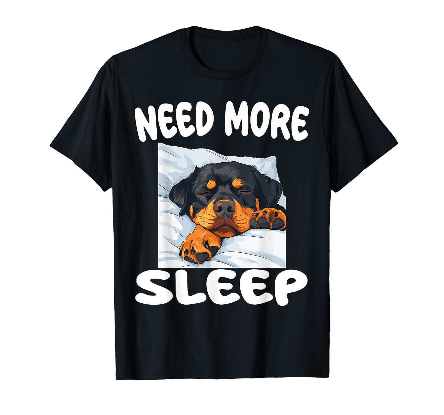 Cute Rottweiler Need more Sleep Pajamas Nightgown T-Shirt
