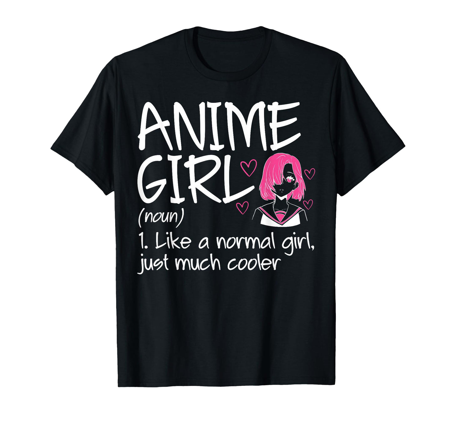 Anime Girl Definition Anime Lovers Merch T-Shirt Small