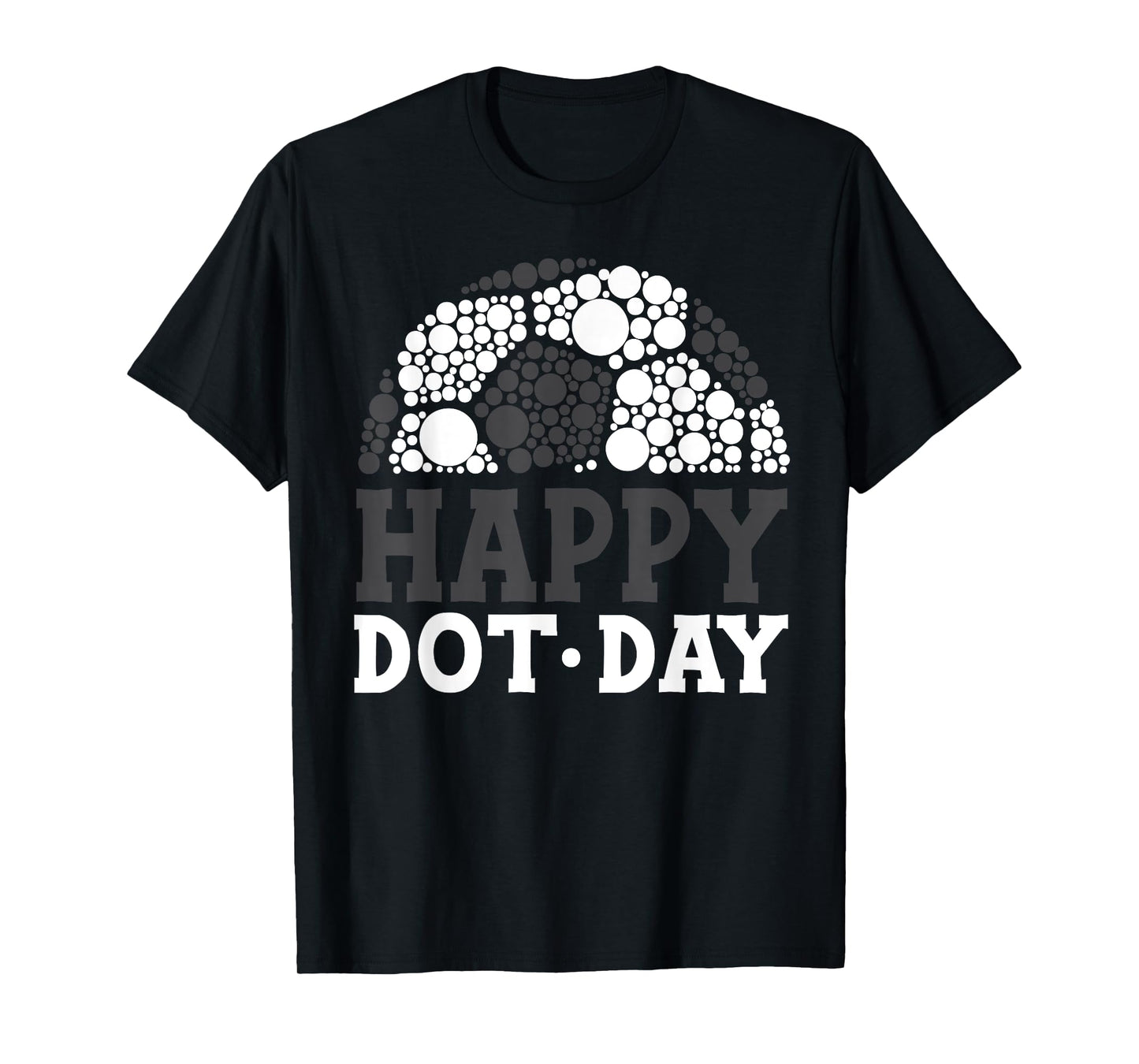 Happy Dot Day 2025 Polka Dot Soccer Ball Lover Boys Kids T-Shirt