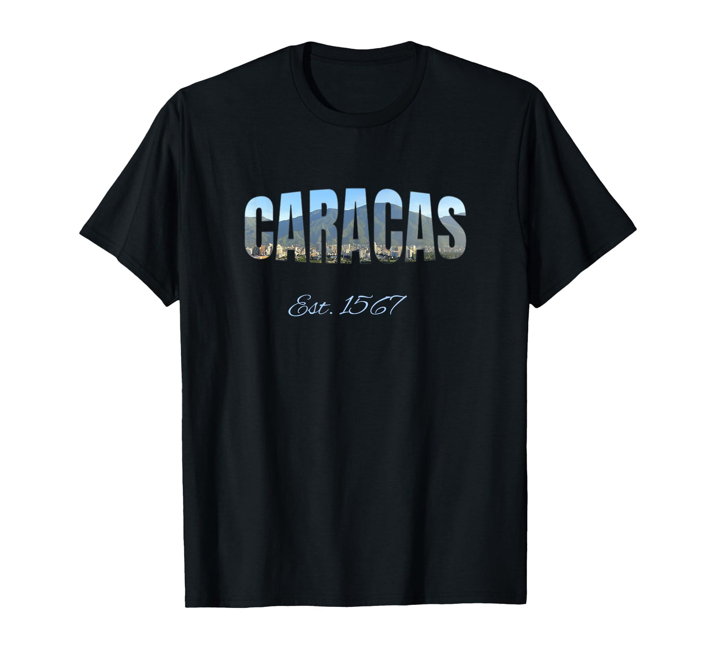Caracas Est. 1567 T-Shirt | Venezuela Novelty Gift T-Shirt