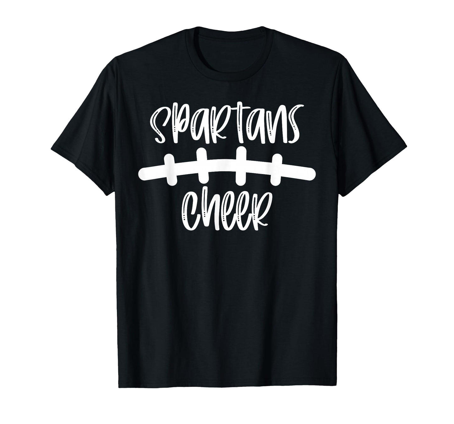 Spartans Cheer School Spirit Football Team Mascot Game Night T-Shirt