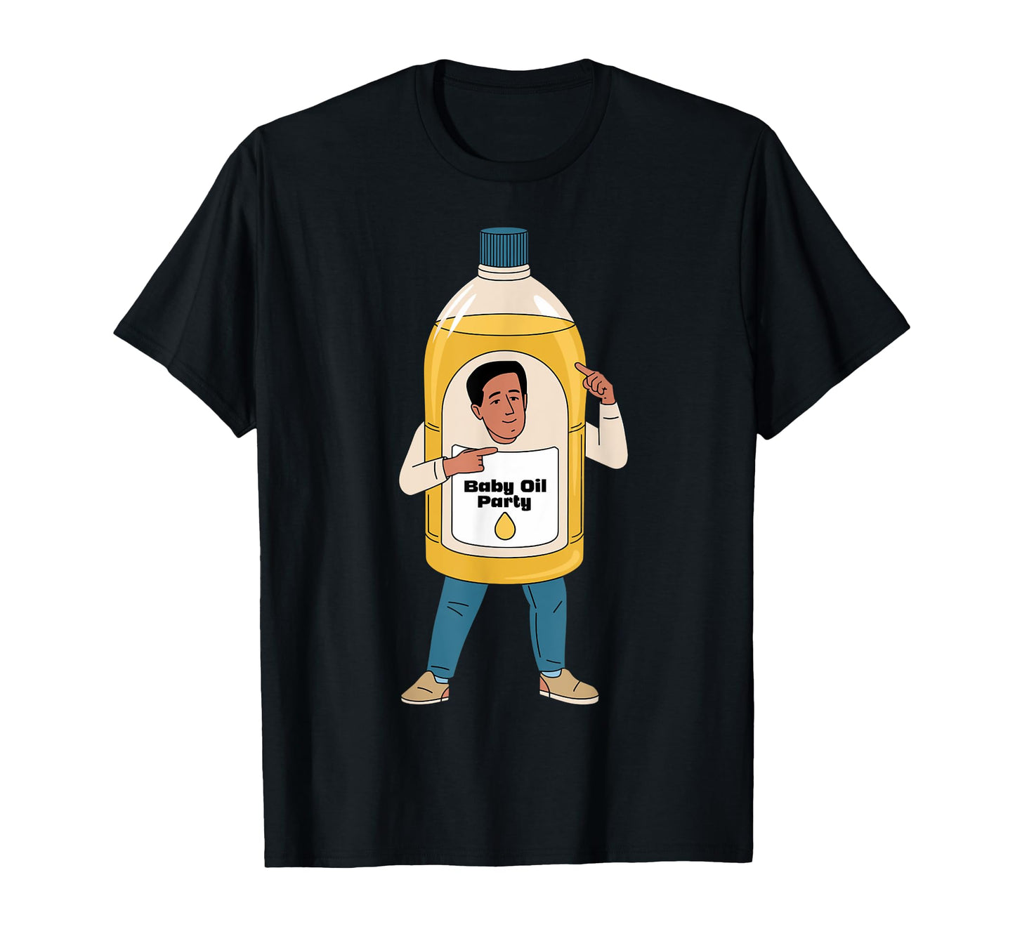 Organic Baby Oil Costume Adult Baby Powder Oil Perfume T-Shirt