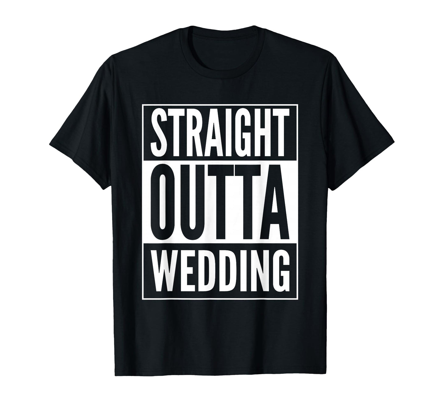 Straight Outta Wedding City Section in Berlin White Design T-Shirt