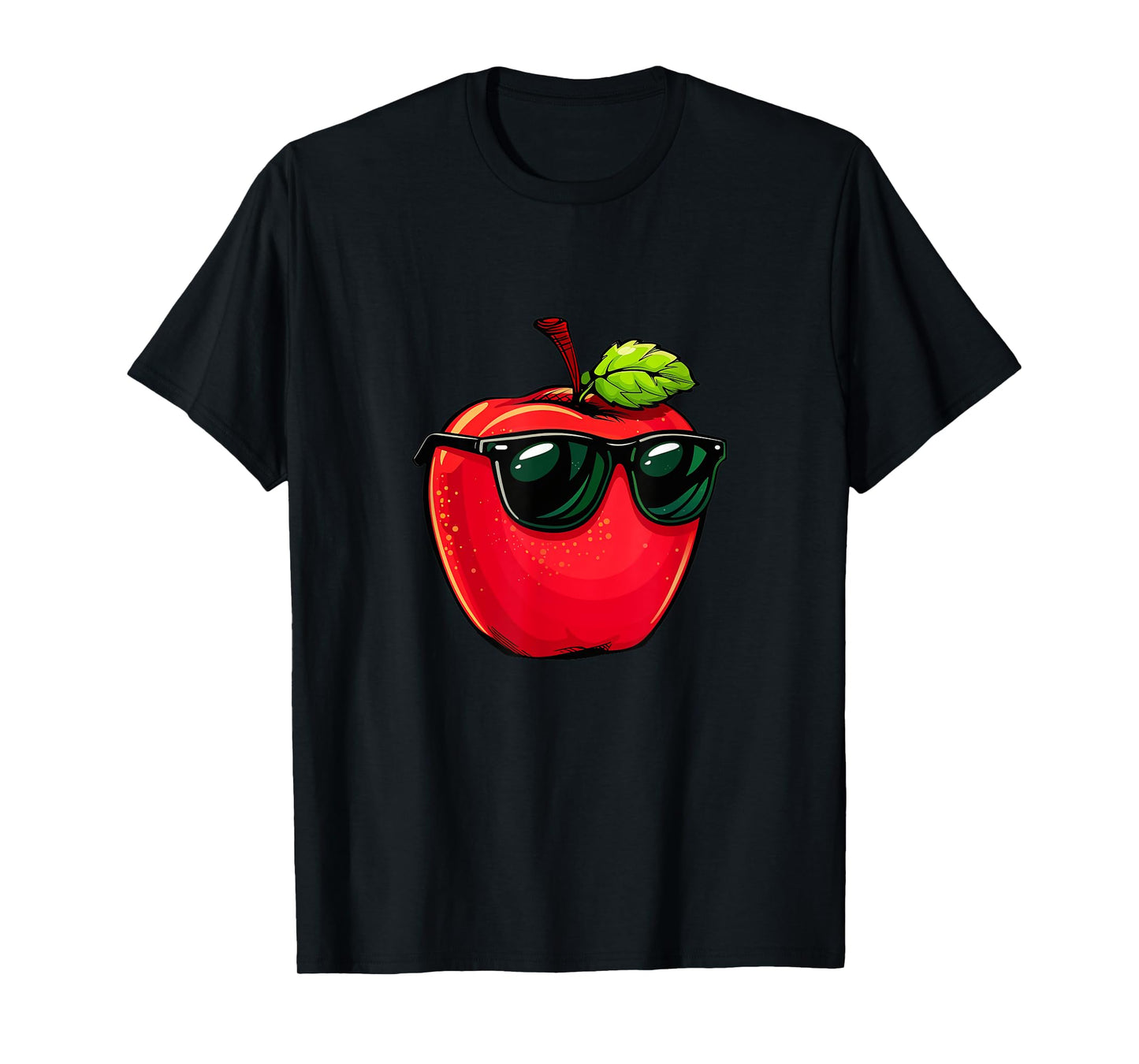 Sunglasses-Wearing Apple for a Fresh and Cool Look T-Shirt