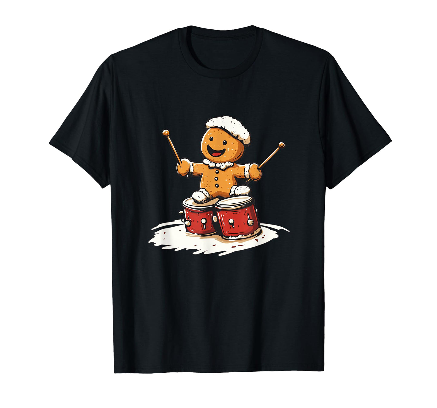 Rock The Season with This Drumming Cookie T-Shirt