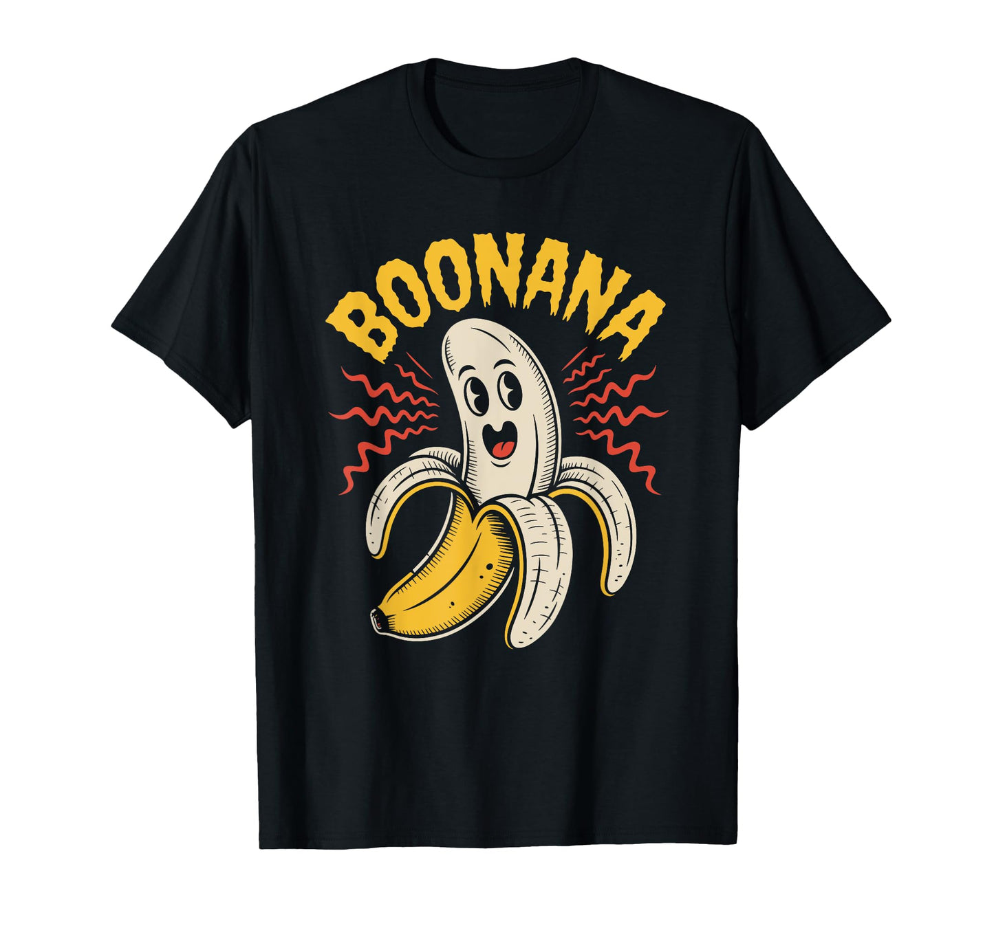 Boonana Cute Ghost Banana Halloween Costume Men Women Kids T-Shirt