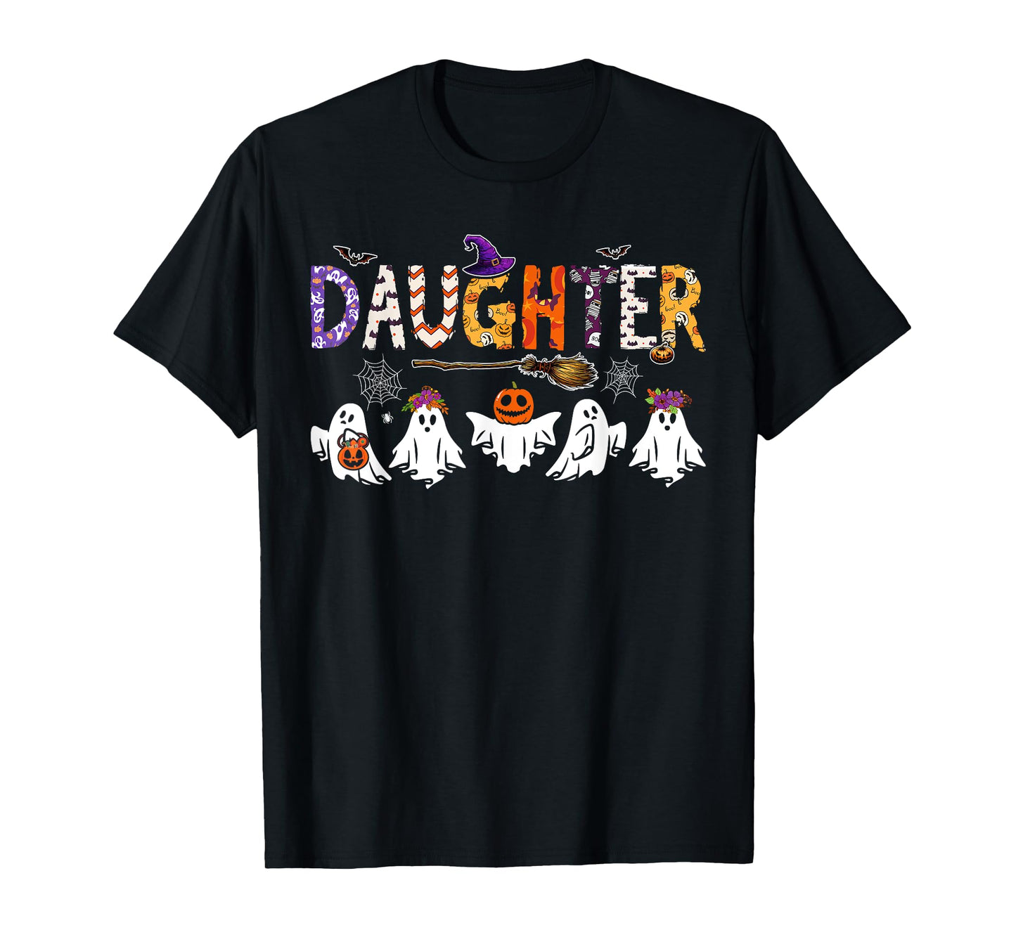 Daughter Halloween Boo Ghost Horror Costume Funny Party T-Shirt