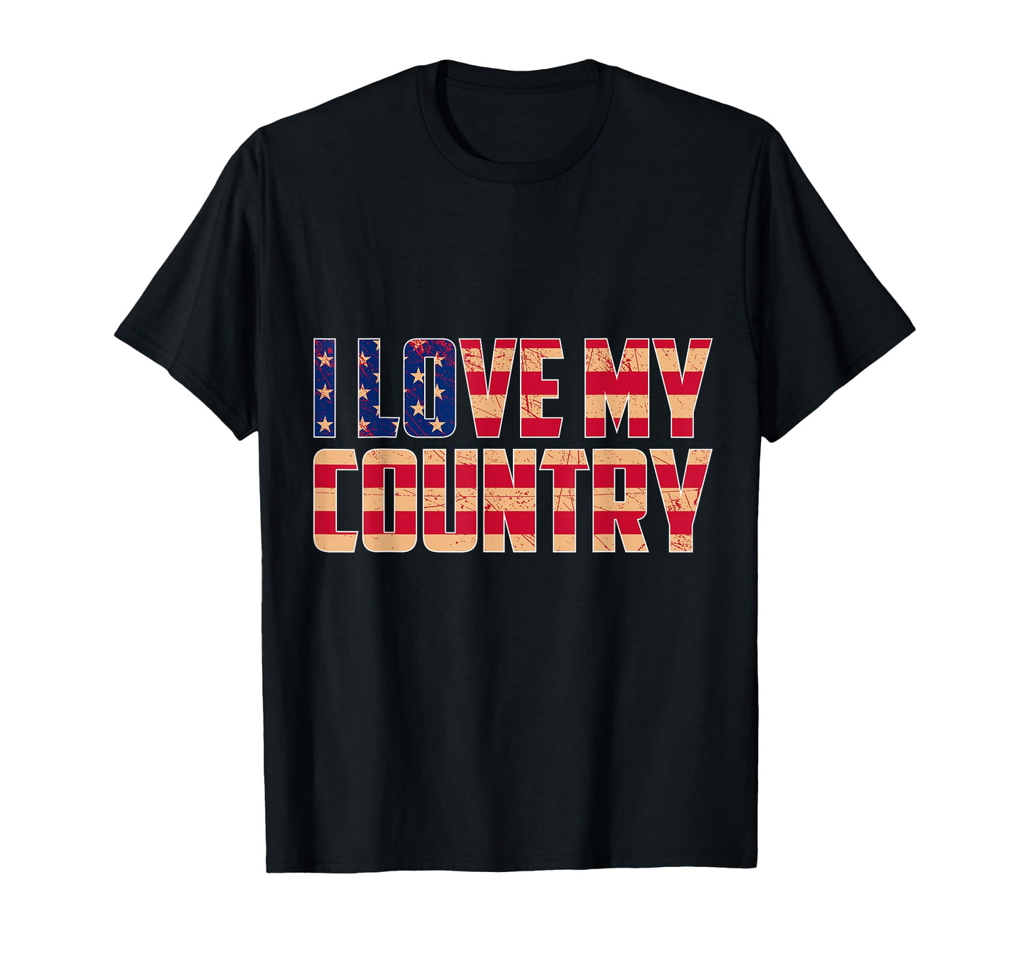 I Love my Country USA T-Shirt T-Shirt