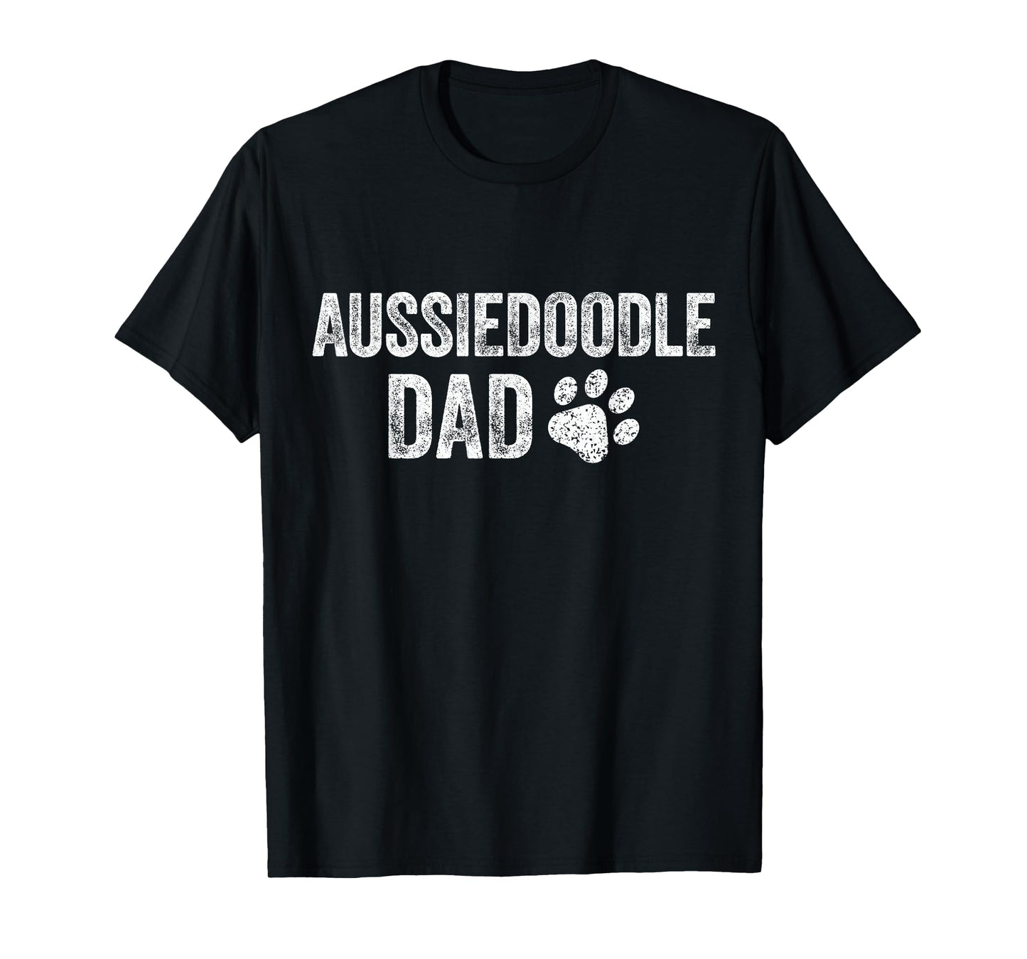 Retro Aussiedoodle Dad Papa Father's Day Aussie Doodle Lover T-Shirt