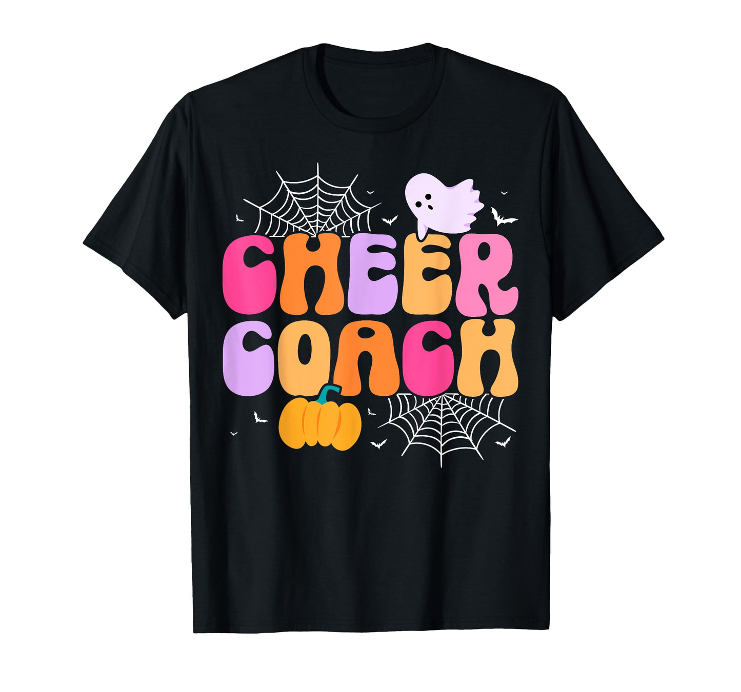 Cheer Coach - Halloween Cheerleader Cheerleading Coach Gifts T-Shirt