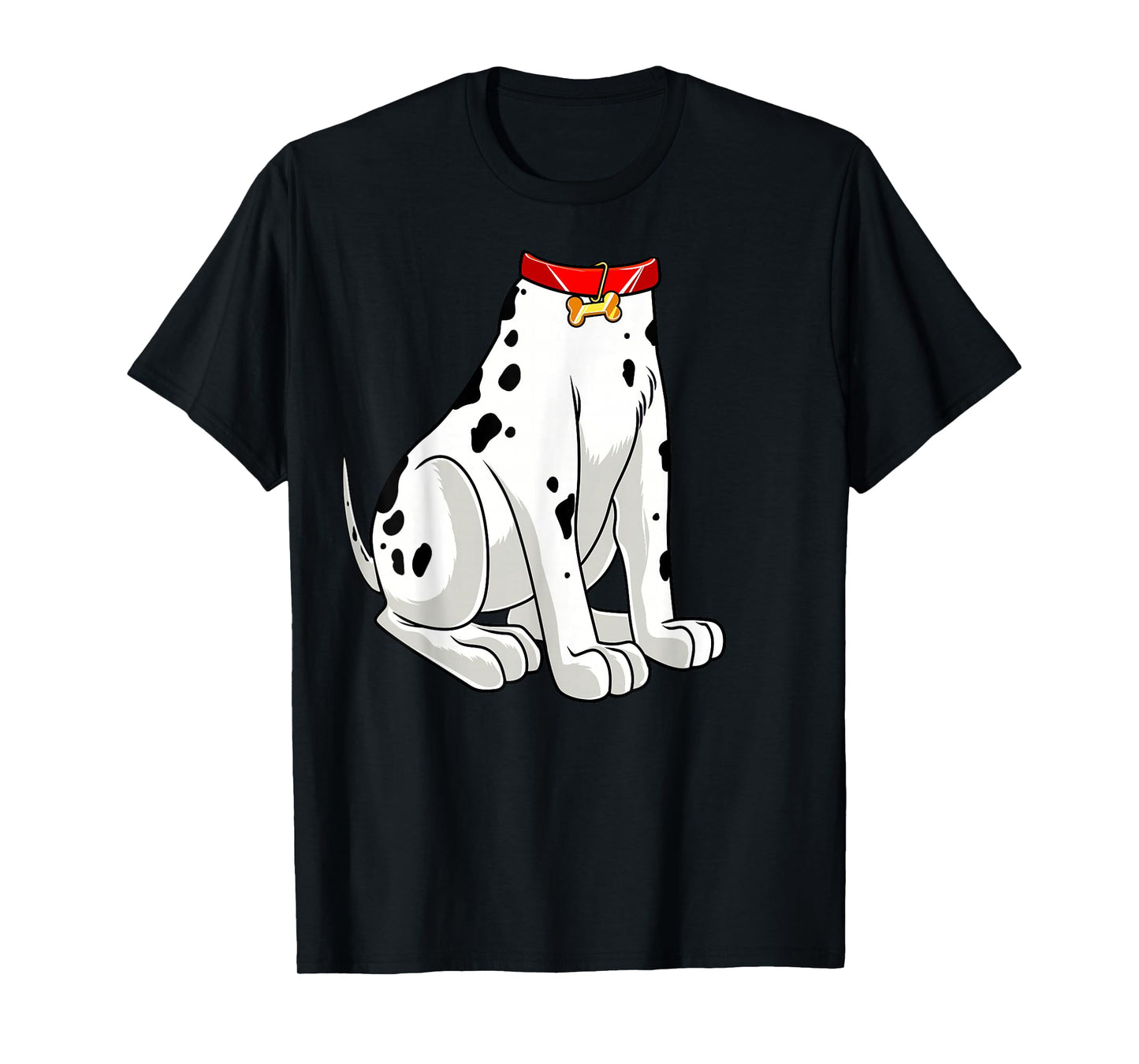 Dalmatian Costume Halloween Dog Print Men Women Kids T-Shirt Small