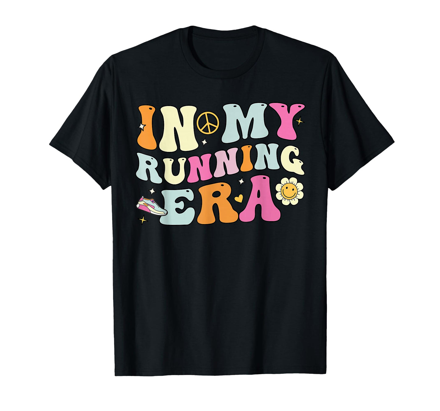 In My Running Era, Cute Groovy Runners T-Shirt