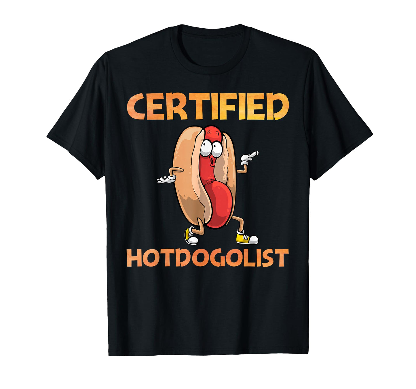 Cool Hotdog Outfit for Men Women Adult Hotdog Hot Dog Lover T-Shirt