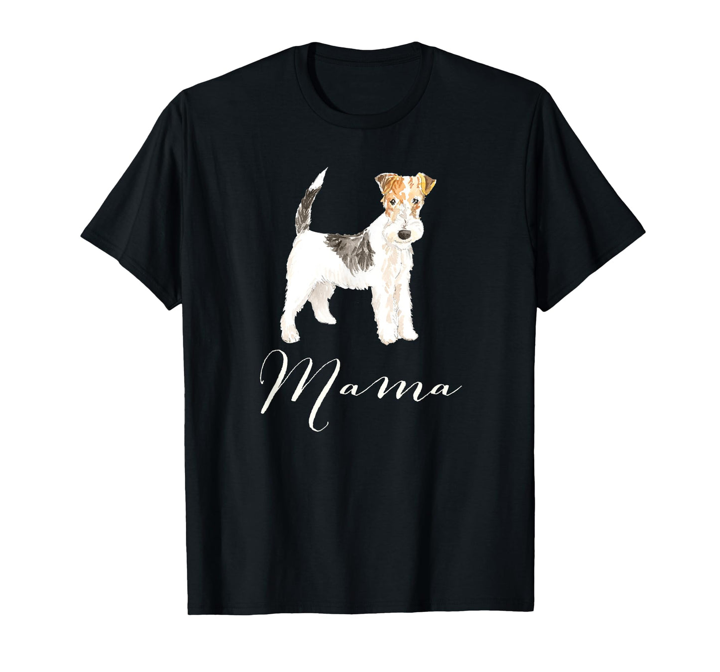 Wire Haired Fox Terrier Dog Mama Tee Shirt Dog Mom T-shirt Men Women Kids T-Shirt
