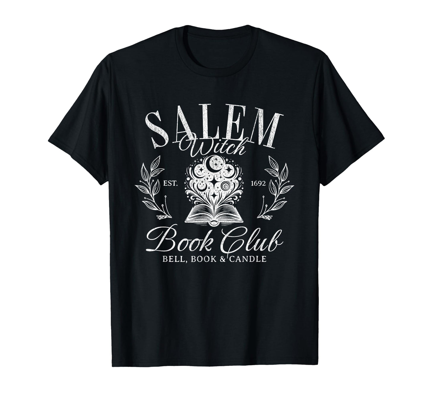 Salem Witch Book Club Reading Spooky Season Spells Gift T-Shirt