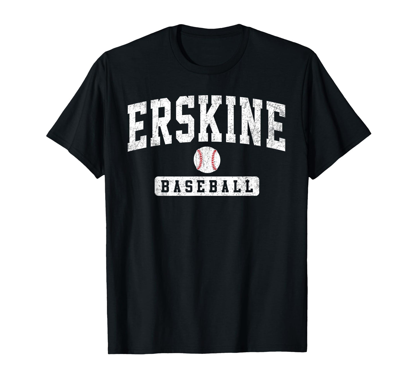 ERSKINE College Baseball Arch Vintage Design for Men Women T-Shirt