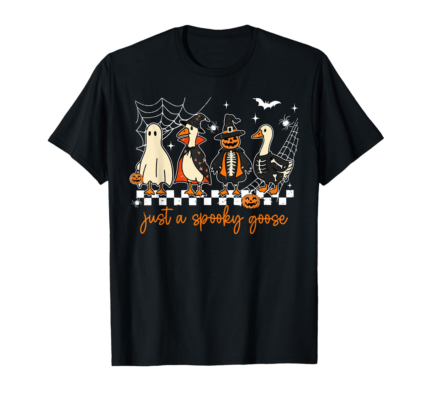 Just a Spooky Goose Halloween Costume Halloween Funny T-Shirt