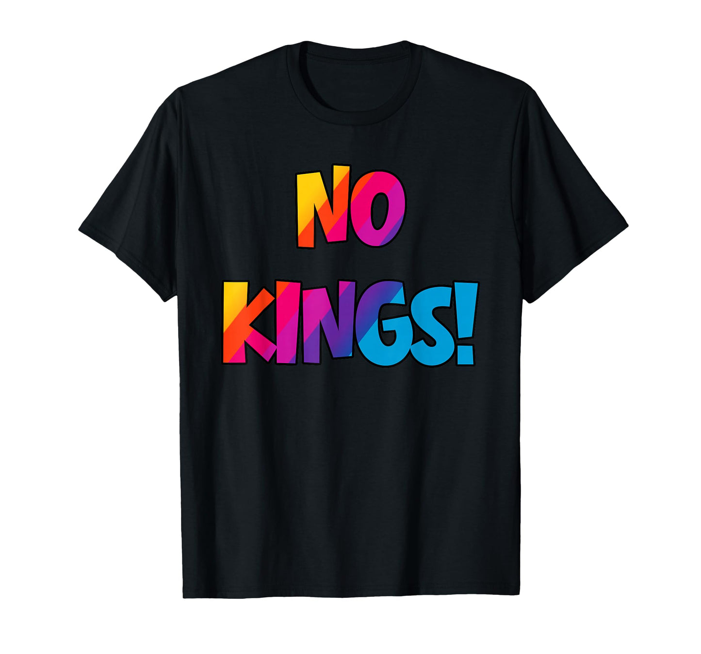 Bright and Colorful No Kings Oct 18 T-Shirt