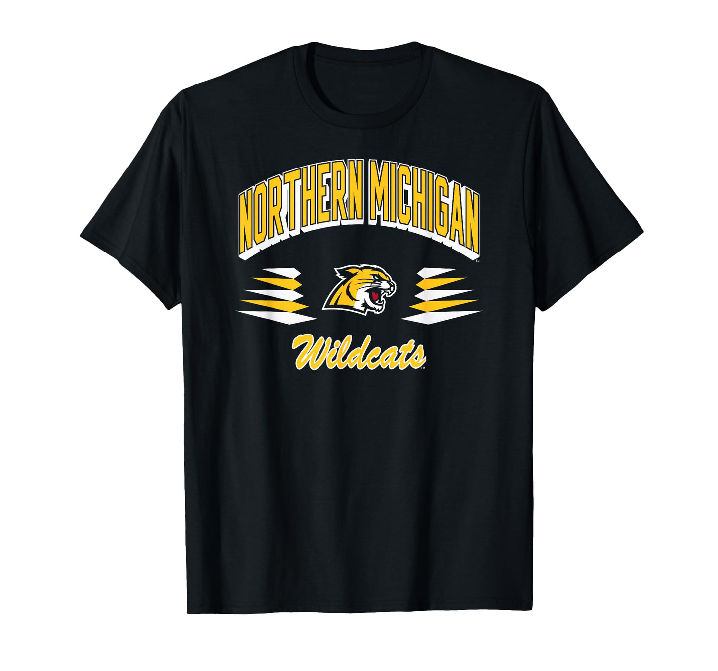 Northern Michigan Wildcats Retro Diamond Green T-Shirt