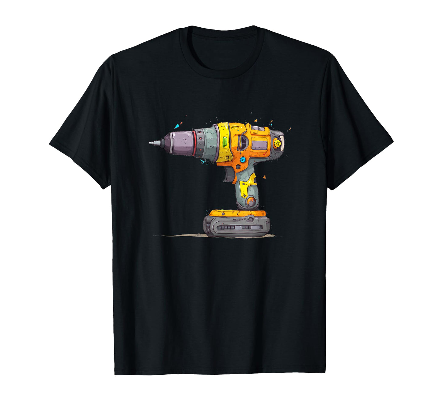 Cool Power Drill for Handyman and Draft Lovers T-Shirt