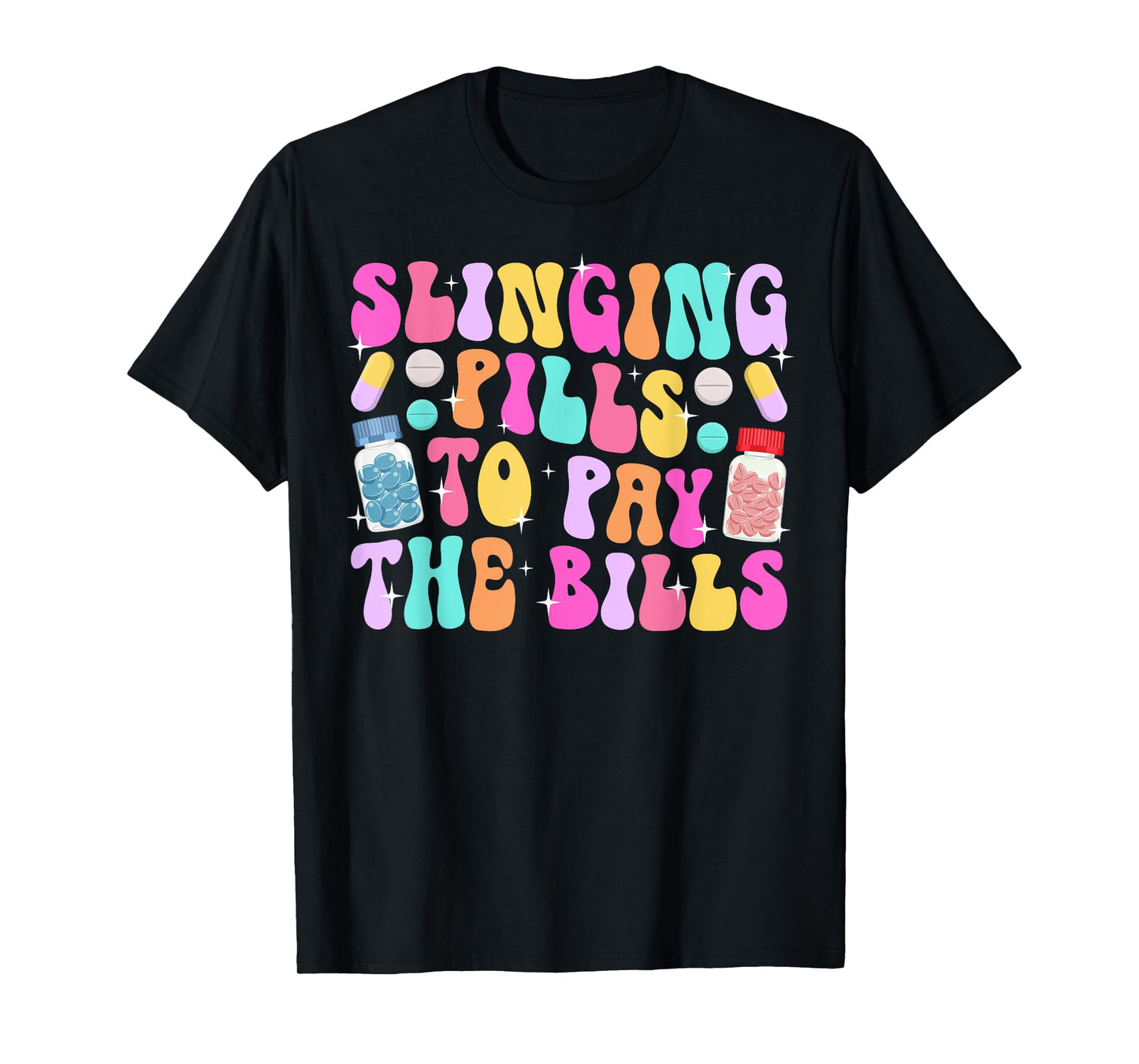 Pharmacy Tech Pharm Tech Groovy Pharm Technician T-Shirt