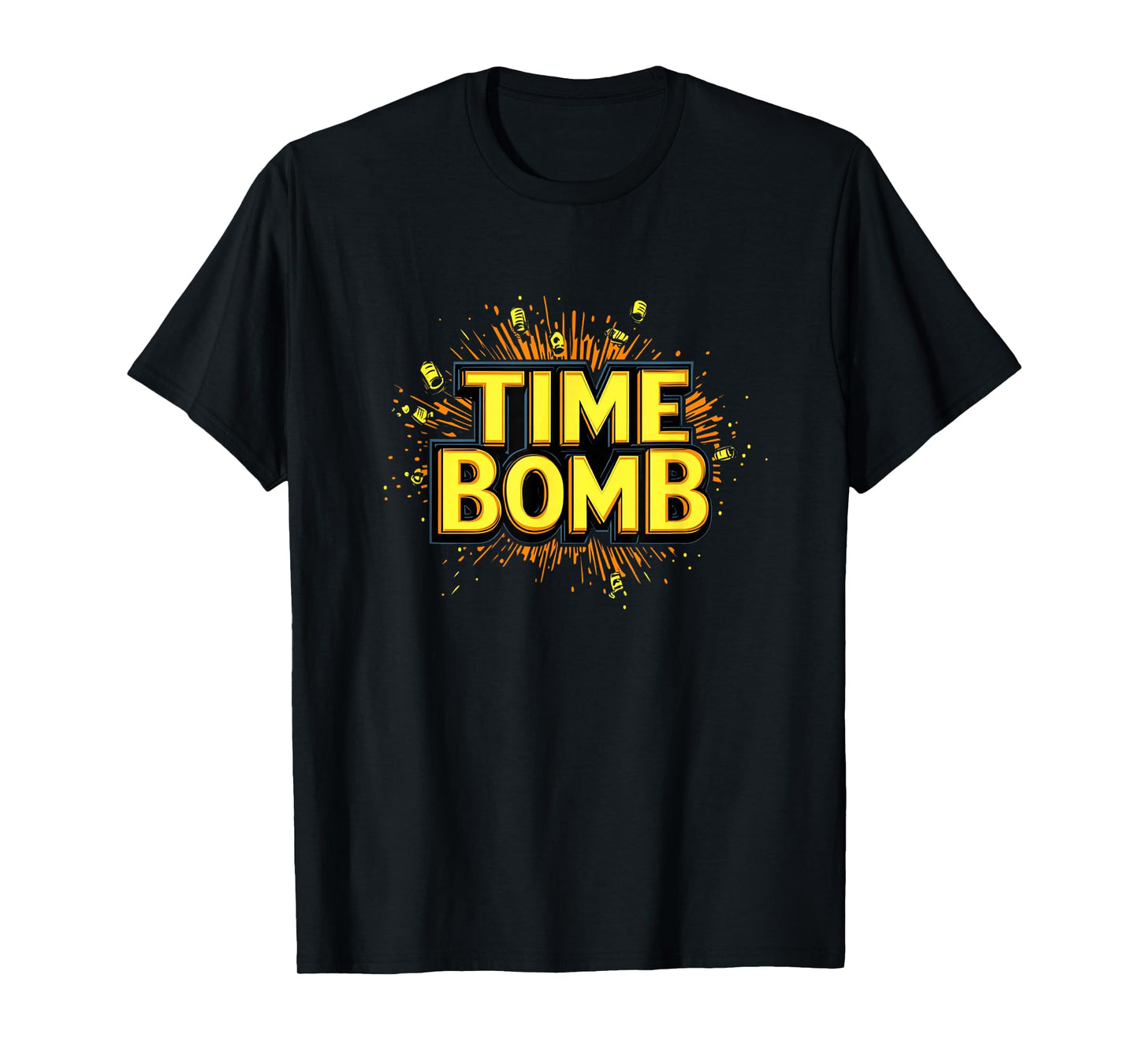 Vibrant Time Bomb Speech Emblem T-Shirt