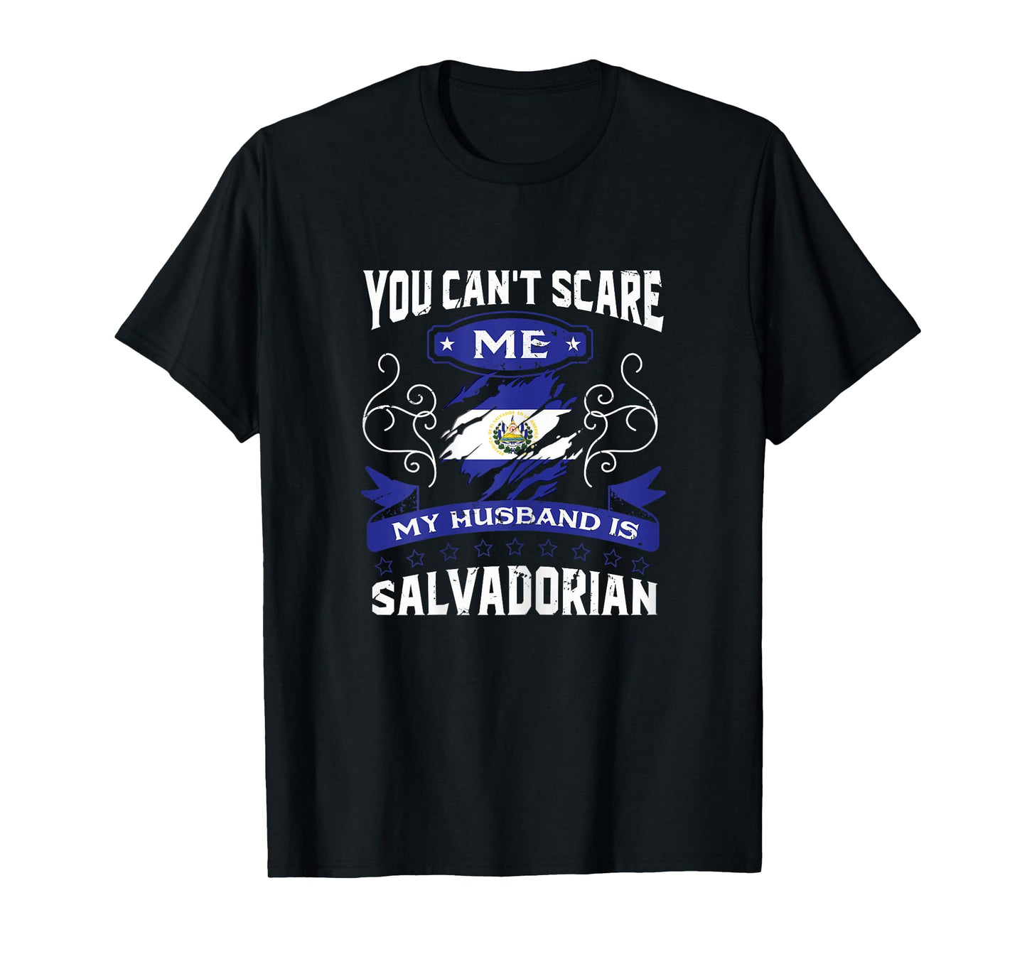 El Salvador Funny Me My Husband Is Salvadorian T-Shirt