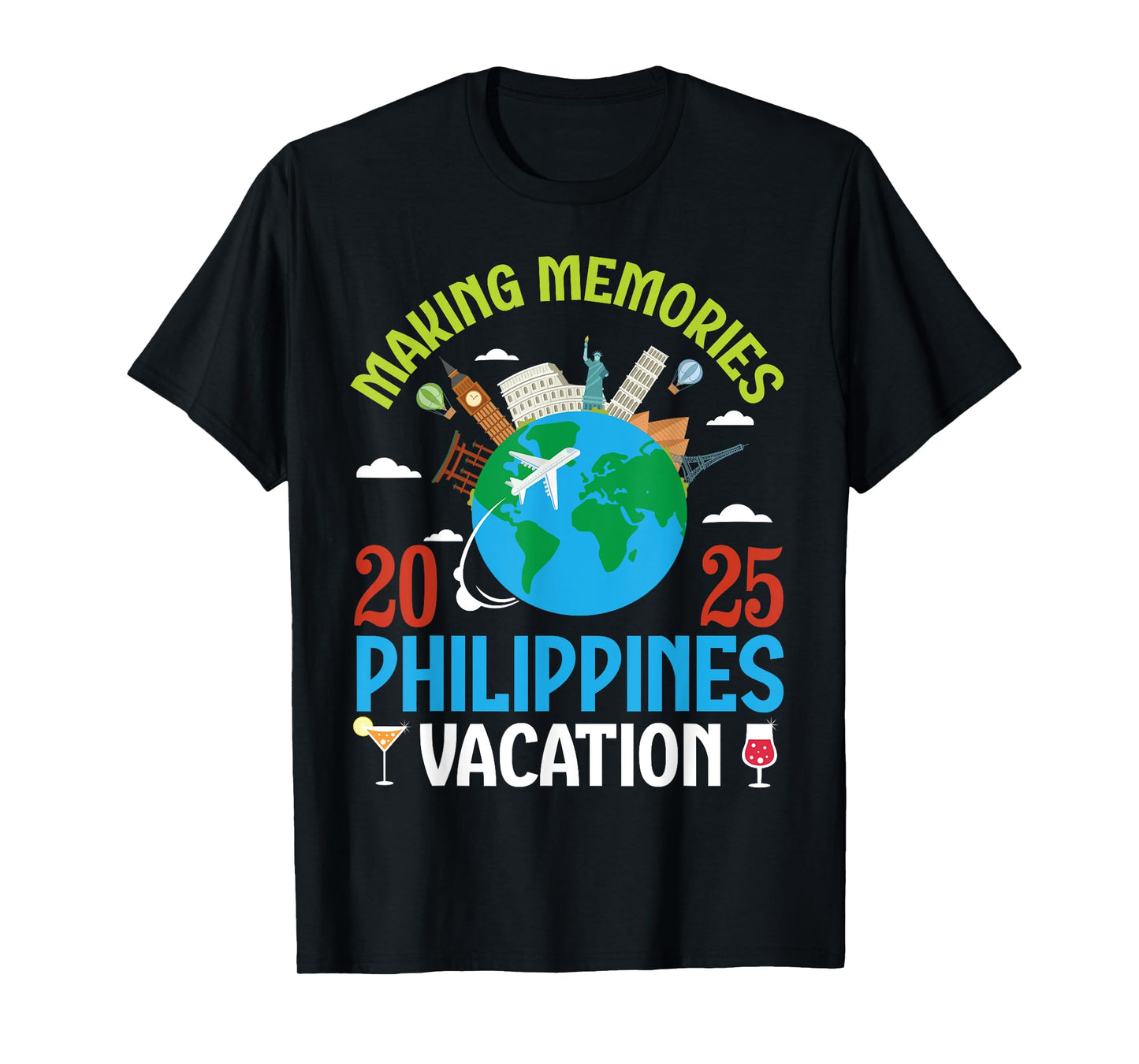 Making Memories In Philippines Vacation 2025 Travel Family T-Shirt