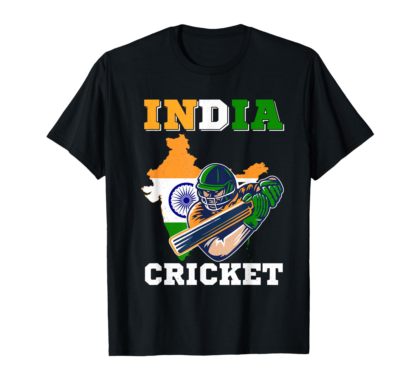 India Cricket Player Flag Jersey Indian Sports T-Shirt