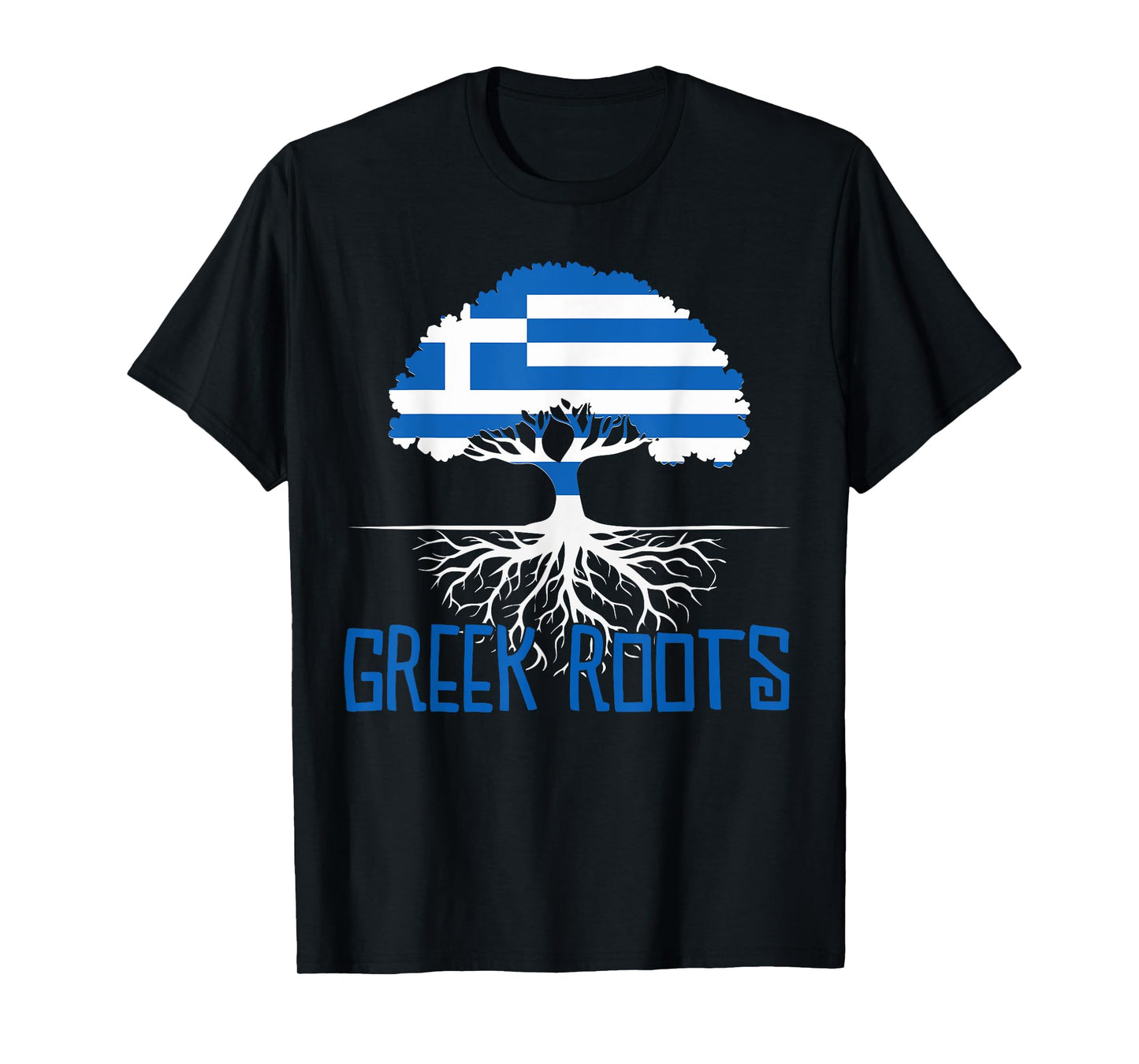 Greece Family Heritage Greek Roots Tree Greece Flag T-Shirt