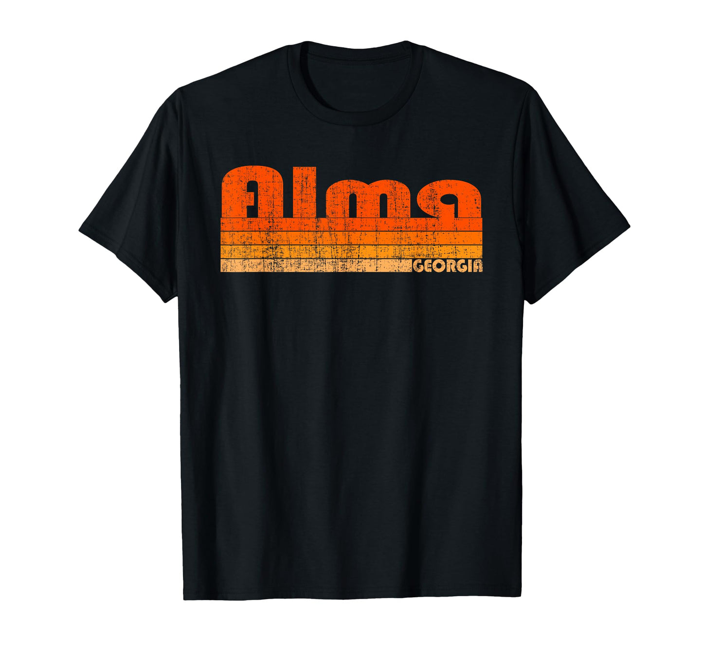 Alma, Georgia Retro 80s Style T-Shirt