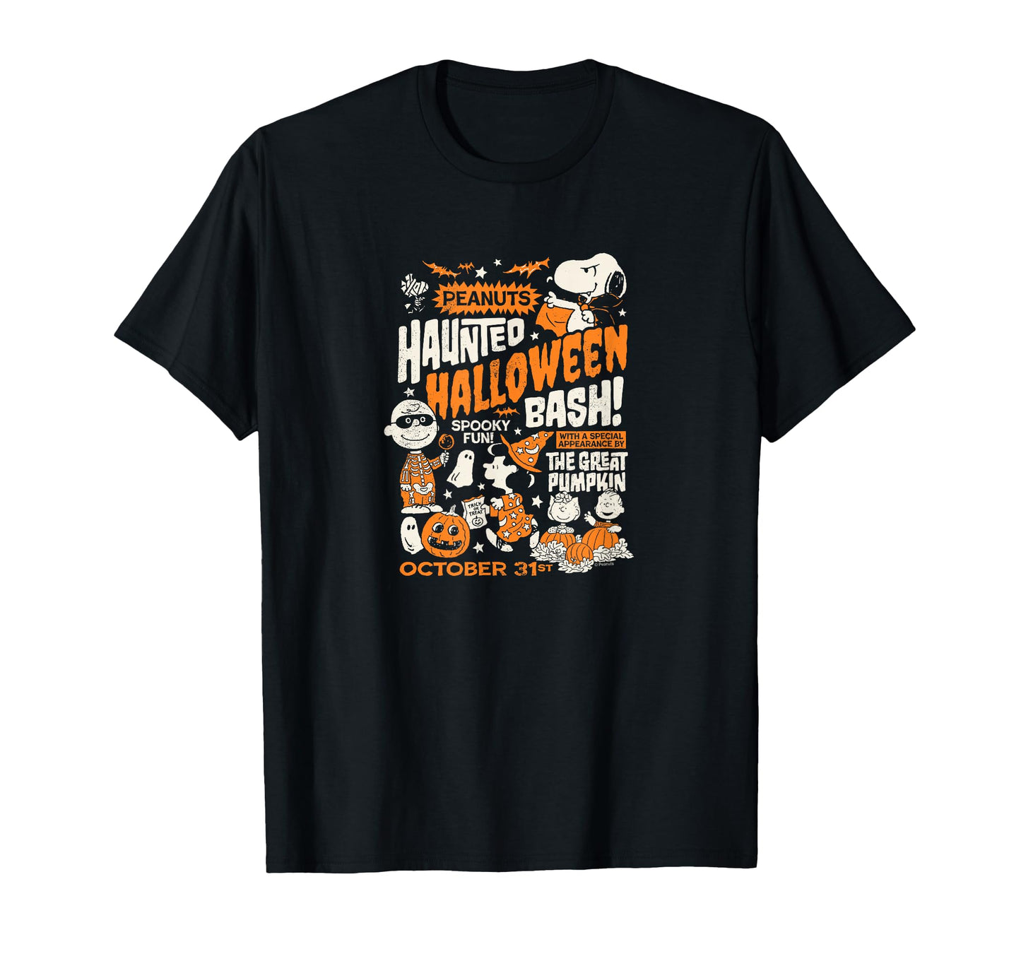 Peanuts - Halloween Bash Poster T-Shirt