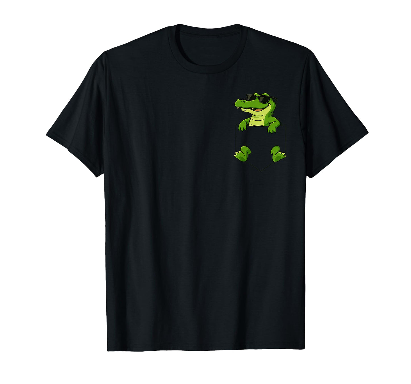 Funny Alligator lover Pet Cute Florida Alligator in a Pocket T-Shirt