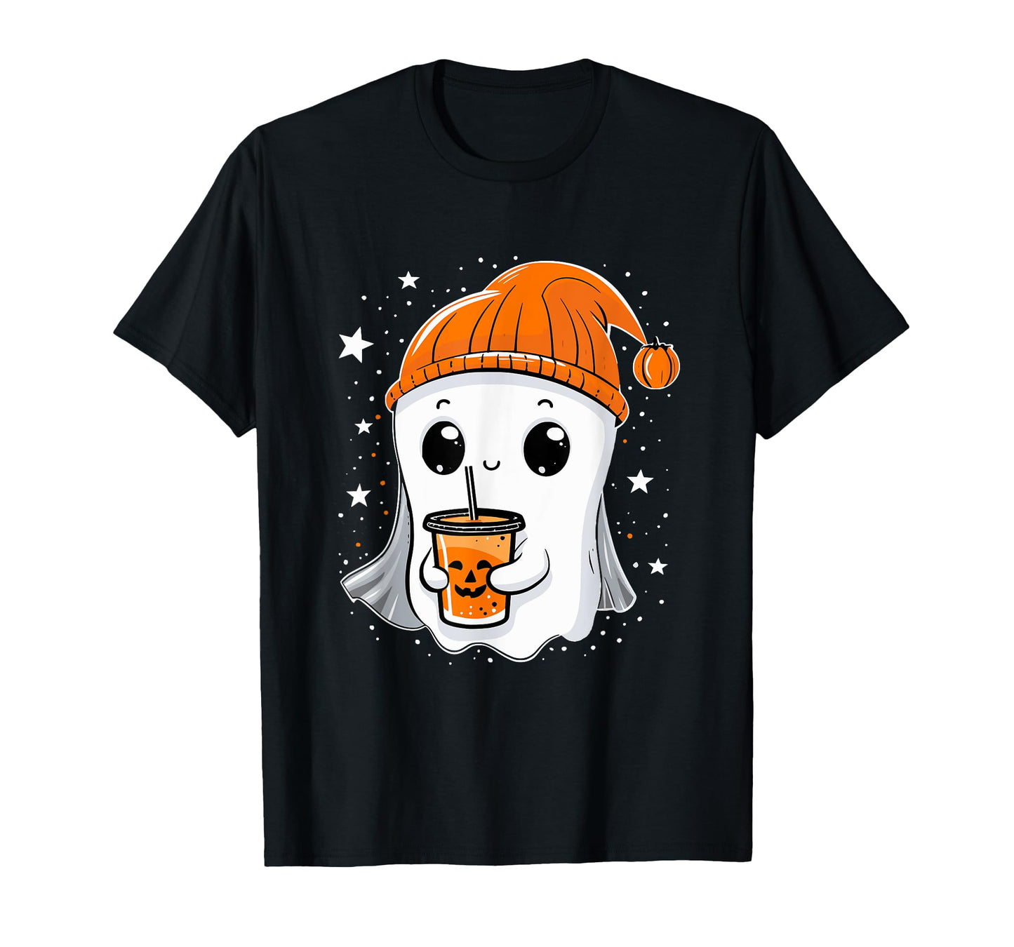Halloween for Girls, Kids, Toddler & Women Cute Fall Ghost T-Shirt