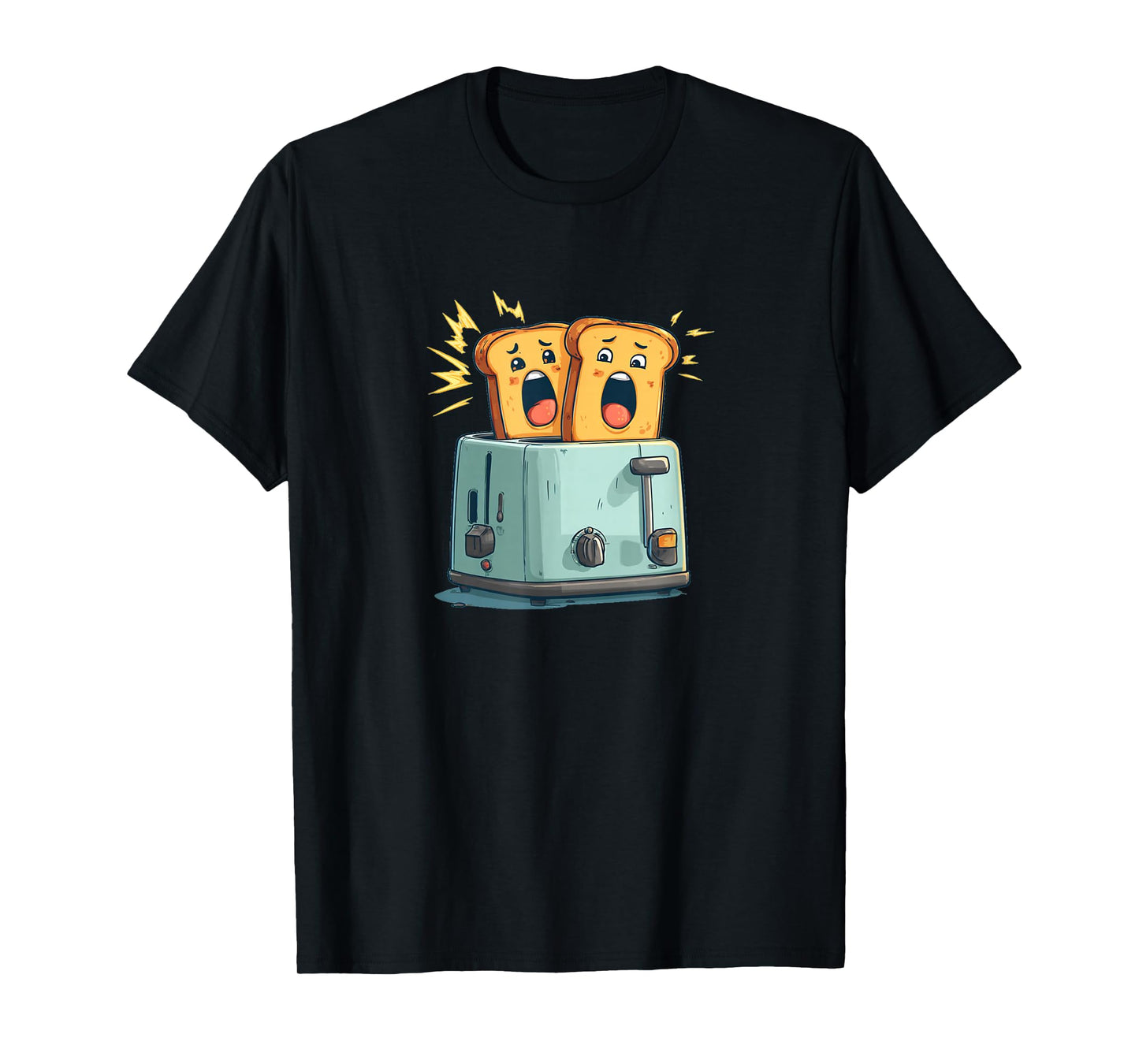 Nice Toaster Look with Toasts for Breakfast Lovers T-Shirt