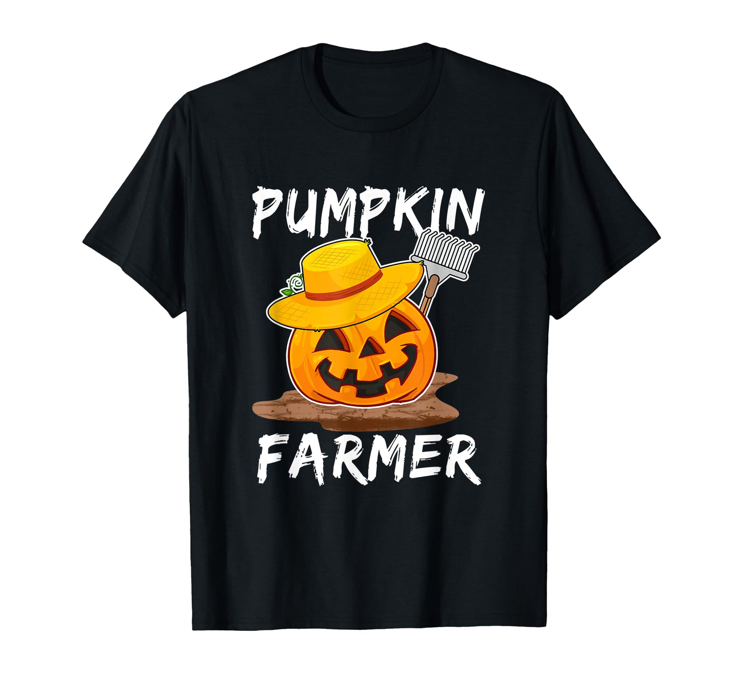 Pumpkin Farmer Funny Family Matching Halloween Costume T-Shirt