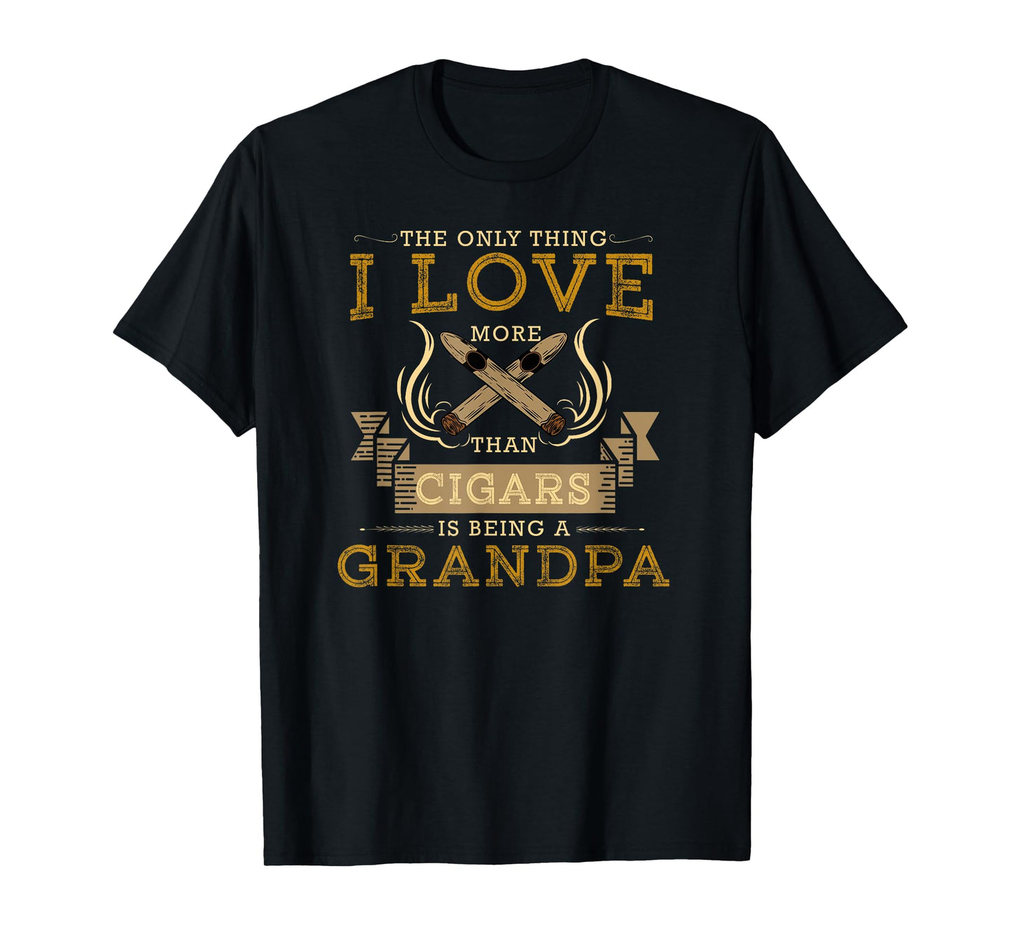 Mens Cigar Grandpa T-Shirt