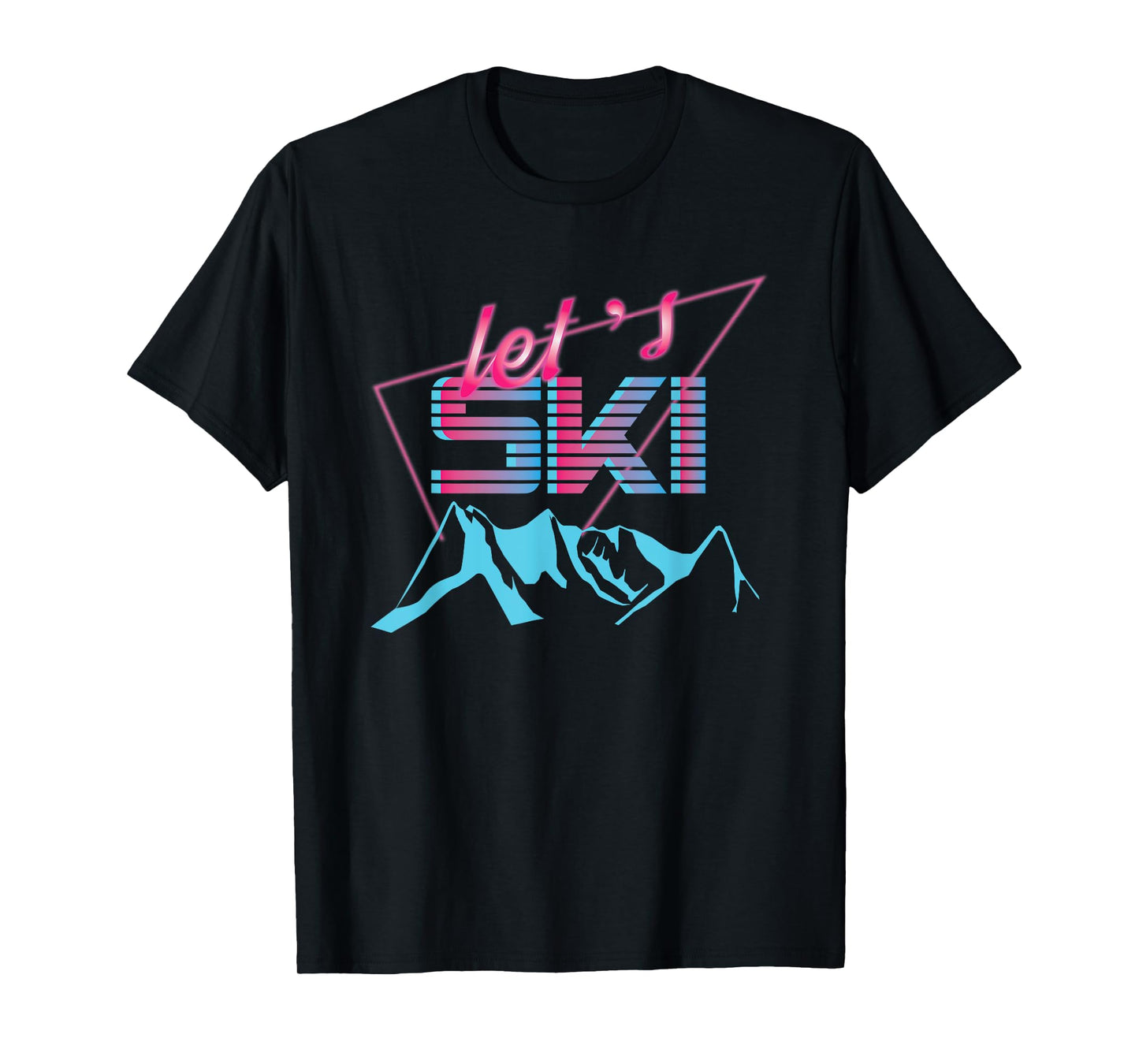 Retro Ski T Shirt Vintage 80s Ski Costume 90s Ski Clothes T-Shirt