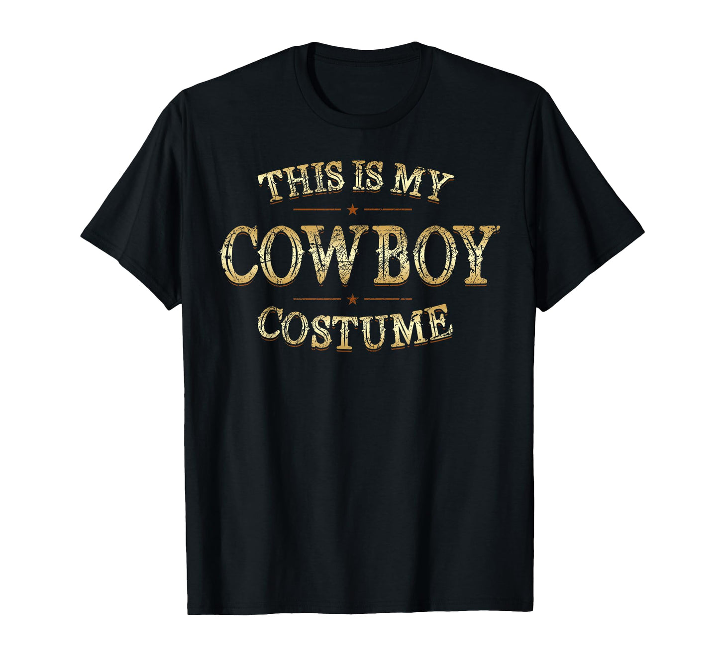 This is My Cowboy Costume Western Southern Country Wild West T-Shirt