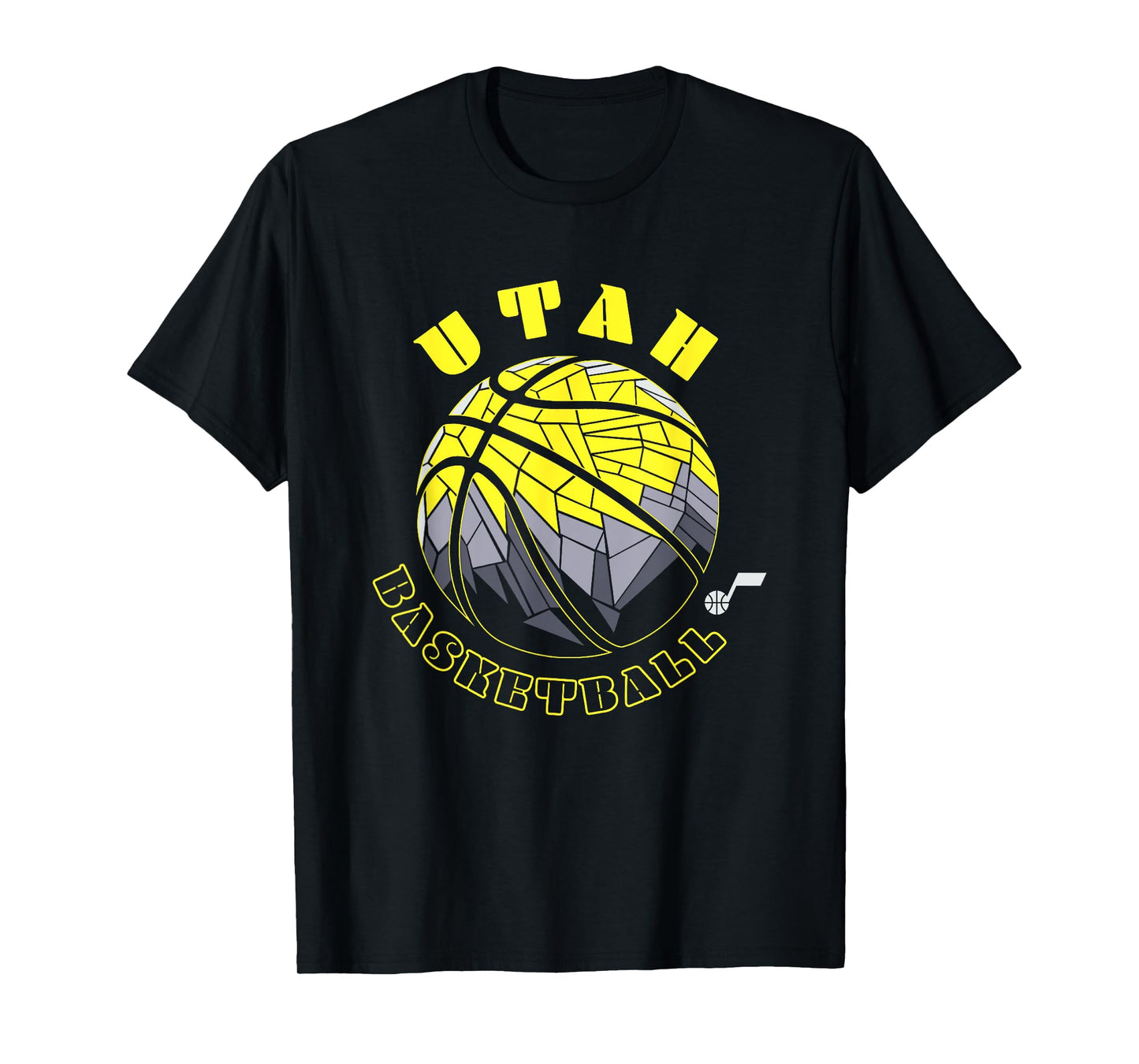 NBA Utah Jazz Neon Prism Basketball T-Shirt