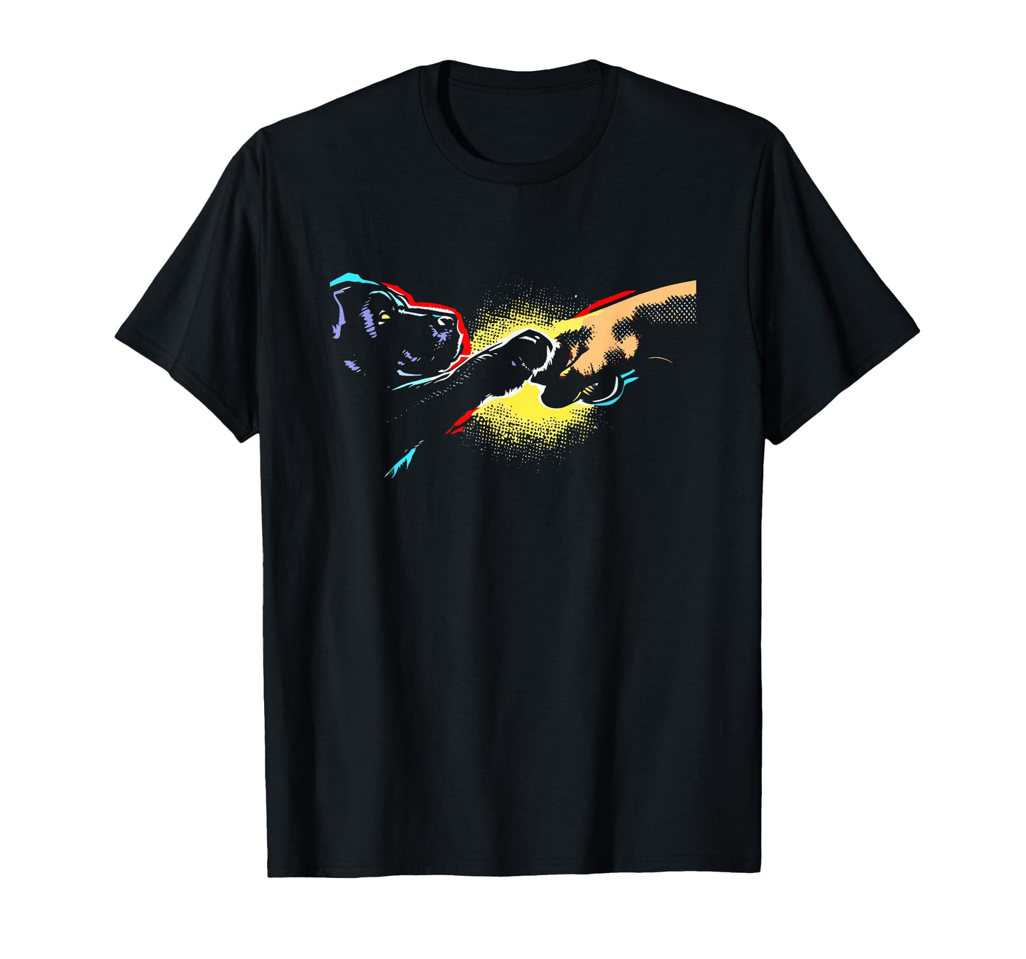Fist Paw Bump - Dog Human Friendship Hooman Best Friend T-Shirt