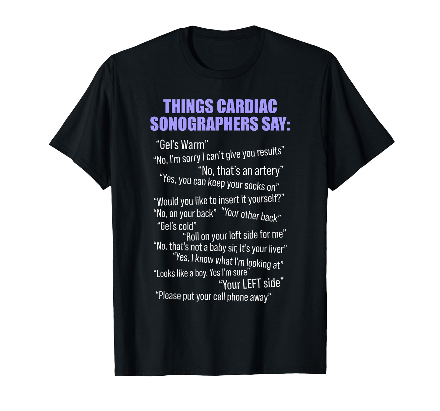 Cardiac Sonographer Echo Tech Warm RDCS T-Shirt