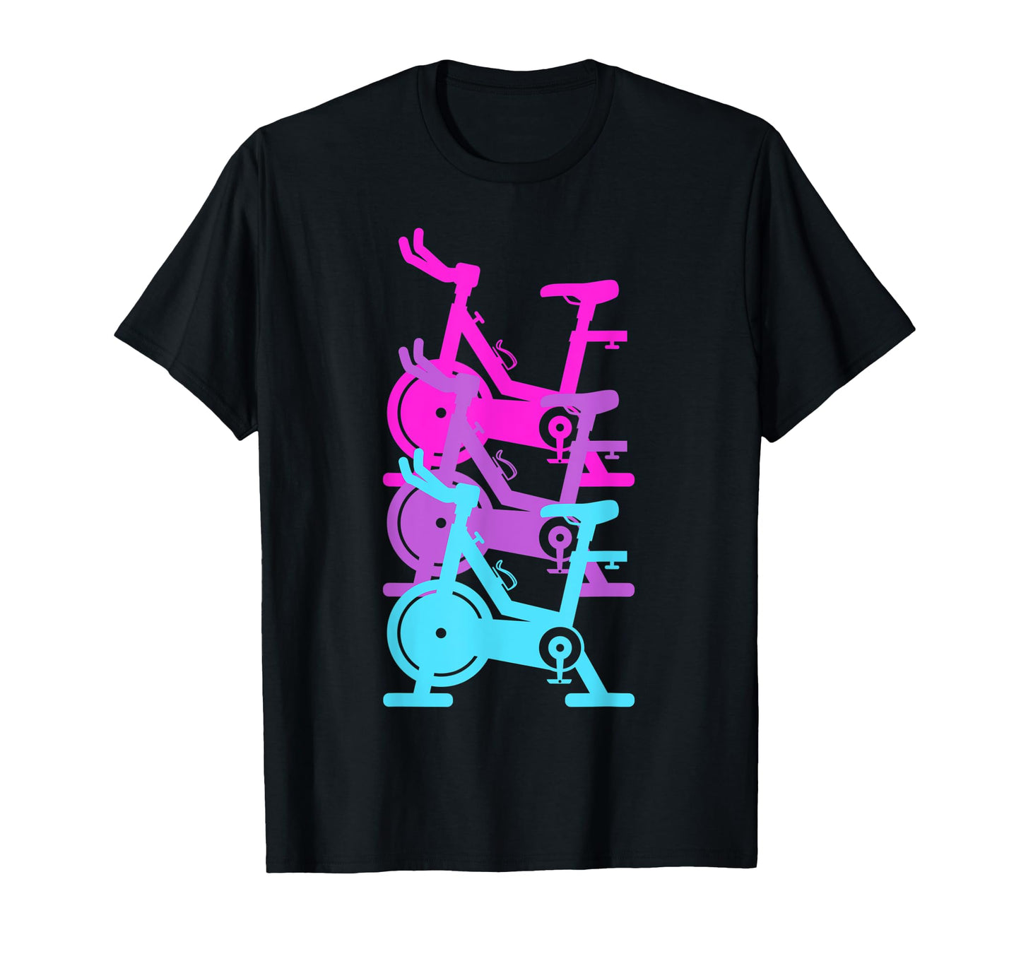 Cool Spin Class Gym Workout Spinning Exercise Bike Cycling T-Shirt