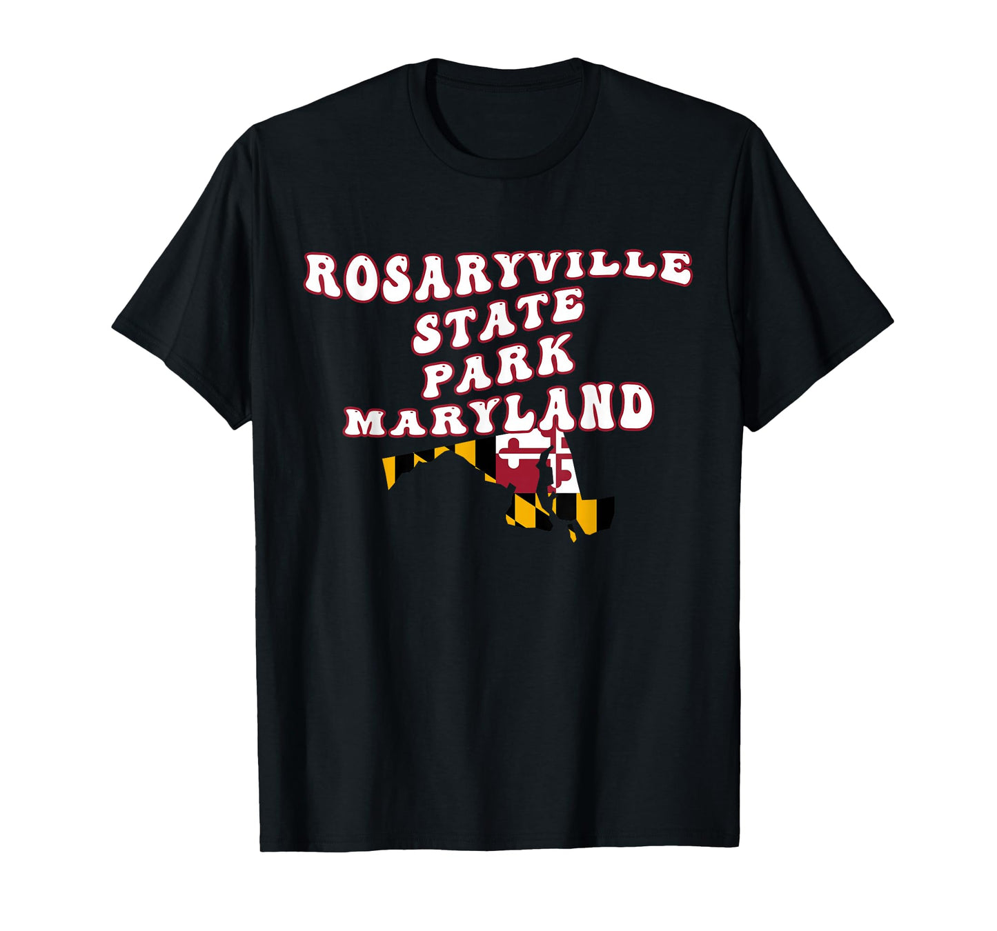 Rosaryville State Park Maryland MD Flag Vacation Souvenir T-Shirt