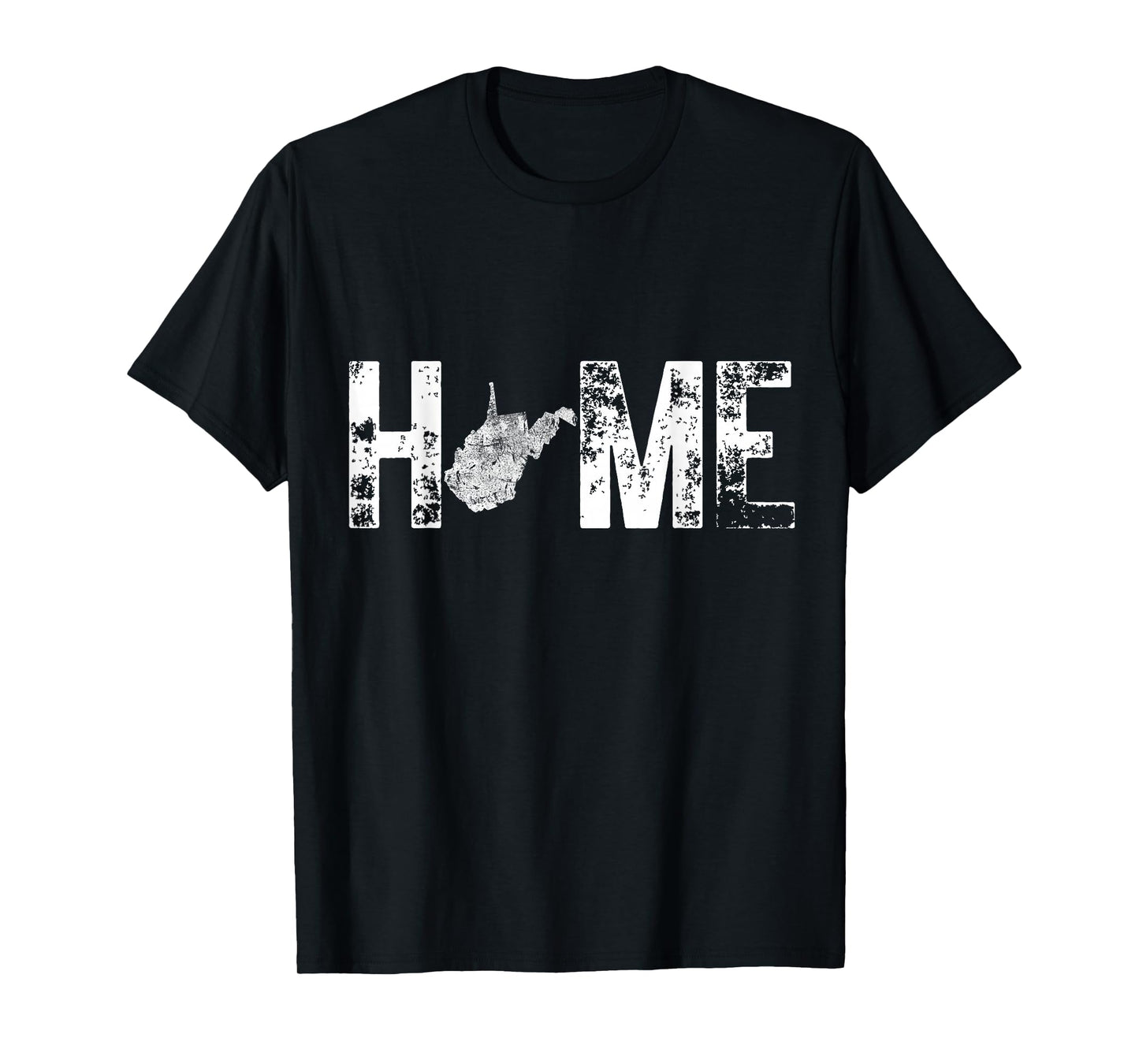 West Virginia Map Home WV Vintage T-Shirt